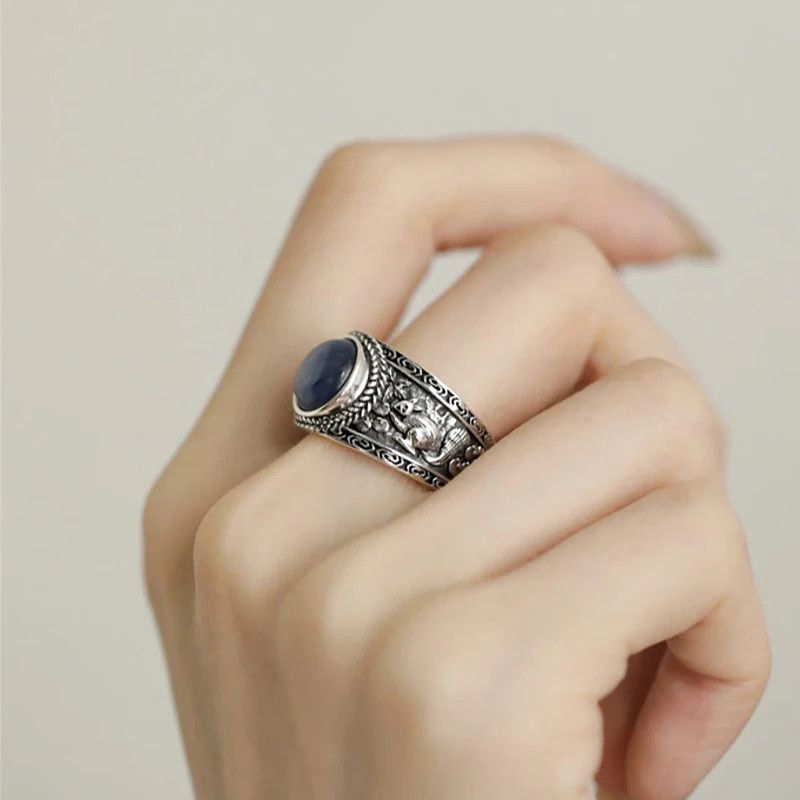 Jewelry Creative Animal Flower Ring Size ONE SIZE - 3 Thumbnail