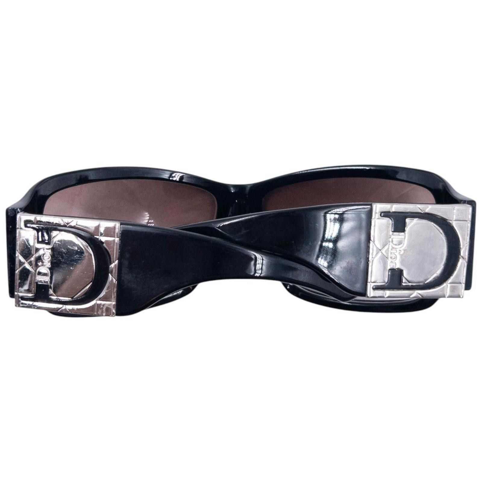 Dior Vintage Dior Embossed Sunglasses Size ONE SIZE - 8 Thumbnail