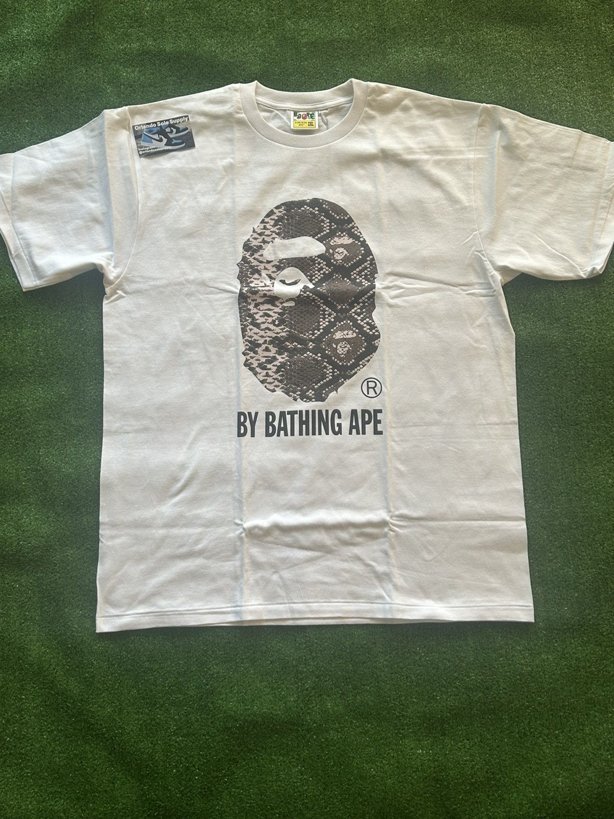 Bape A BATHING APE BAPE SNAKE APE HEAD Tee Sz XXL BRAND NEW | Grailed