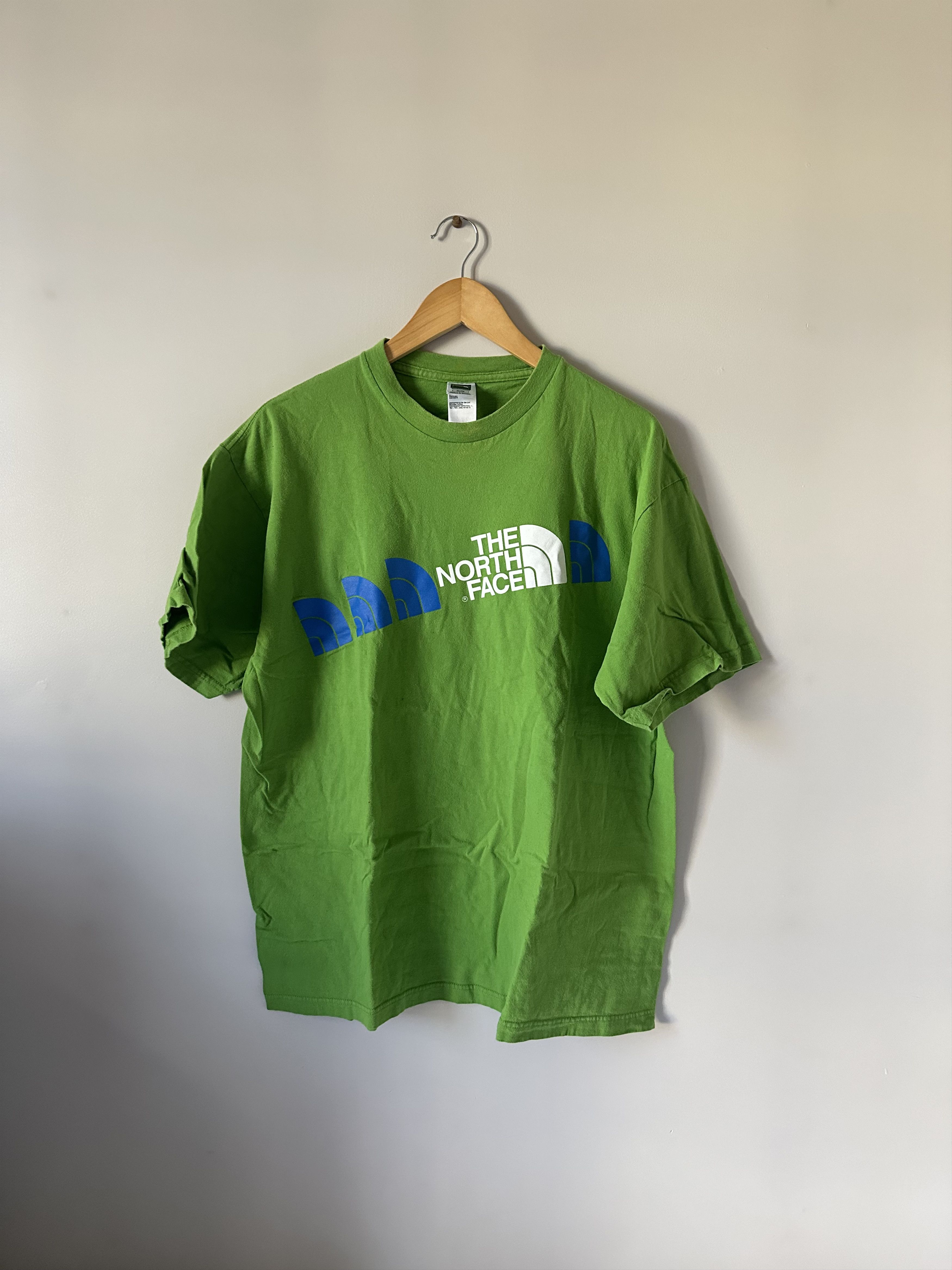 The North Face The North Face Lime Green Short Sleeved Tee Shirt Size US XL / EU 56 / 4 - 1 Thumbnail