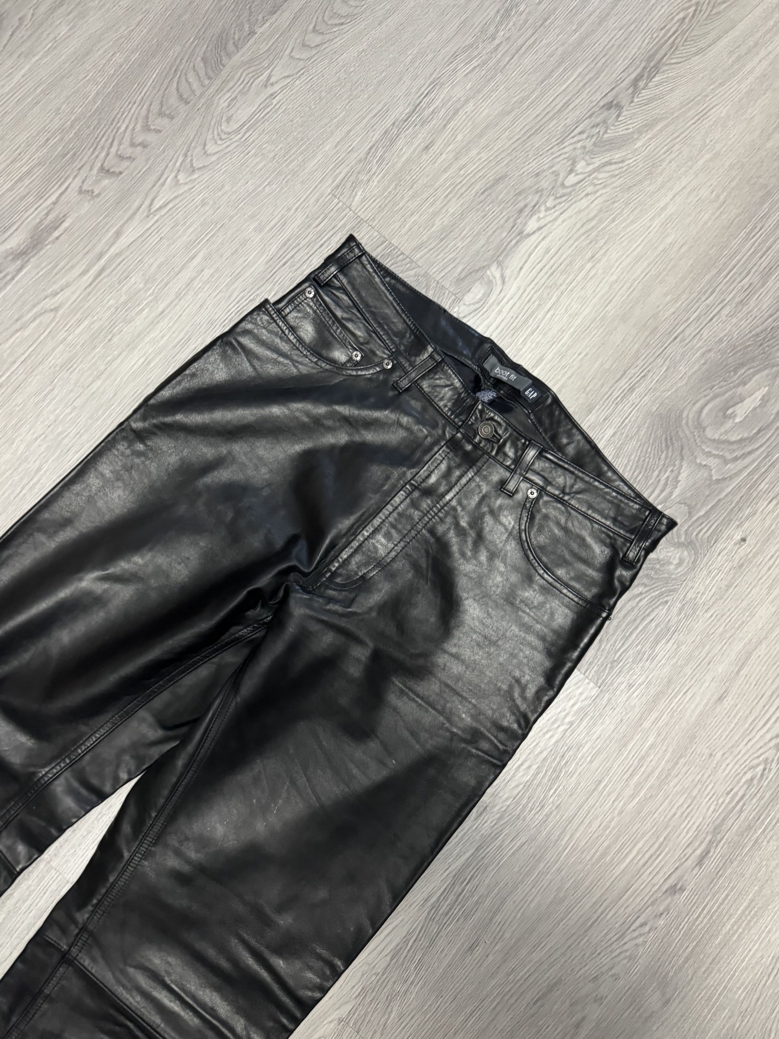 Gap Vintage Gap - Leather Pants Size US 36 / EU 52 - 3 Thumbnail