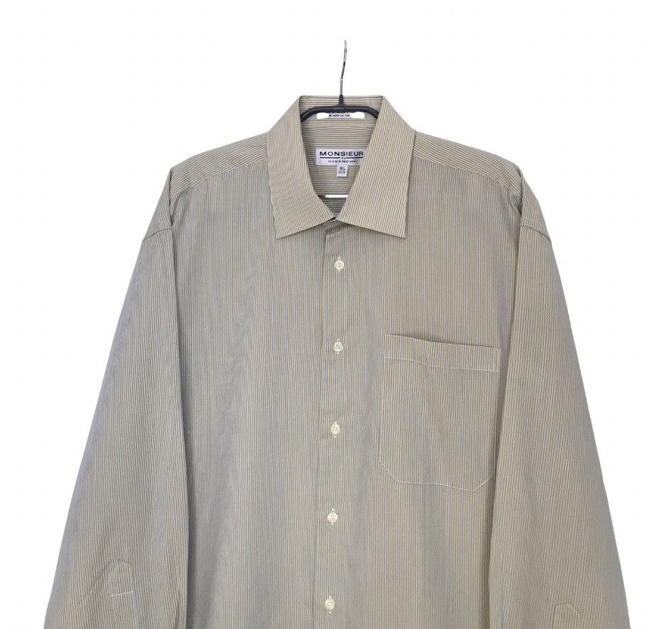 Givenchy Givenchy Vintage 90s Long Sleeve Shirt Mens Sz 16 1/2 Size US XL / EU 56 / 4 - 3 Thumbnail