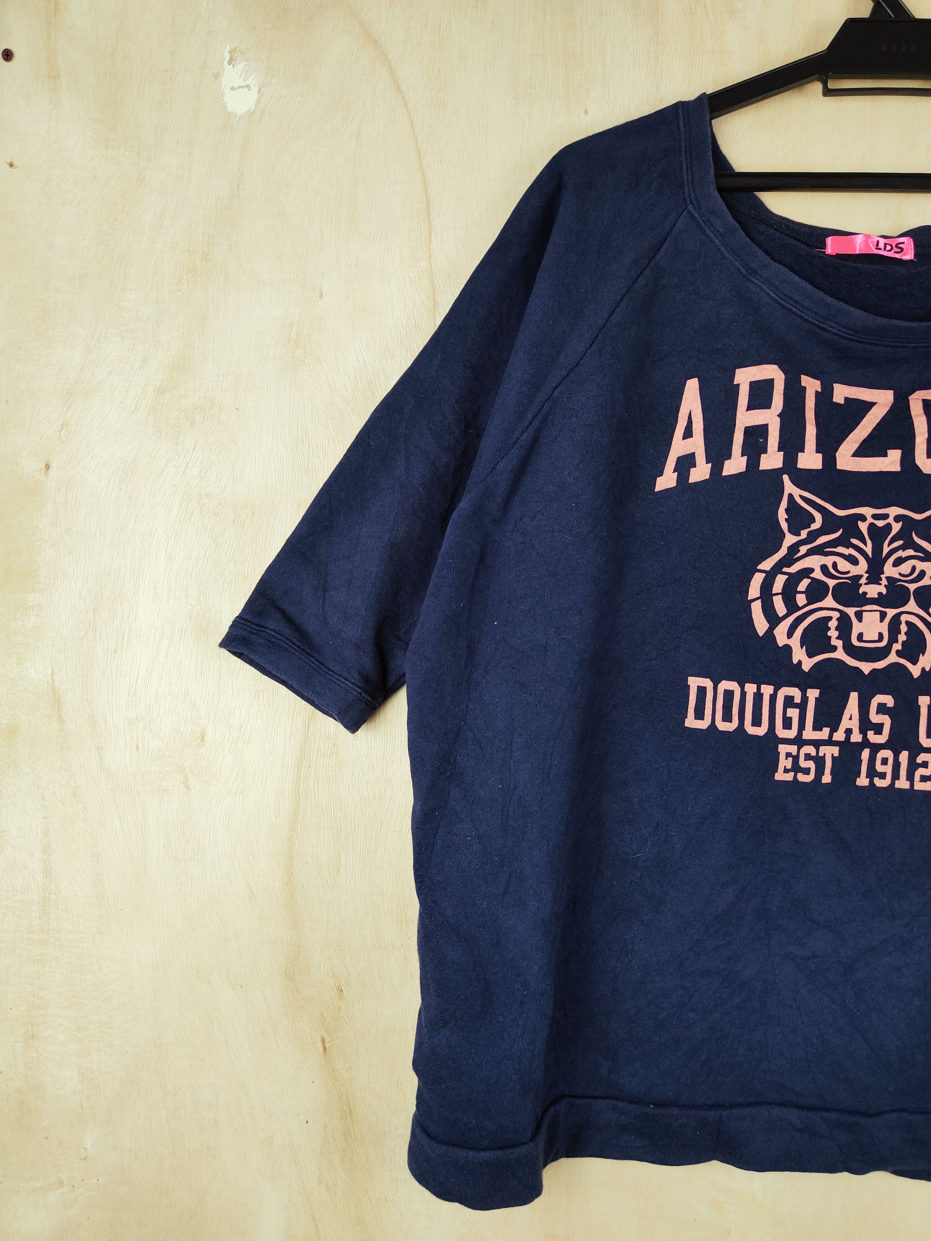 Vintage Vintage item💥 LDS Dark Blue Arizona ShortSleeve Sweatshirt Size US XL / EU 56 / 4 - 3 Thumbnail