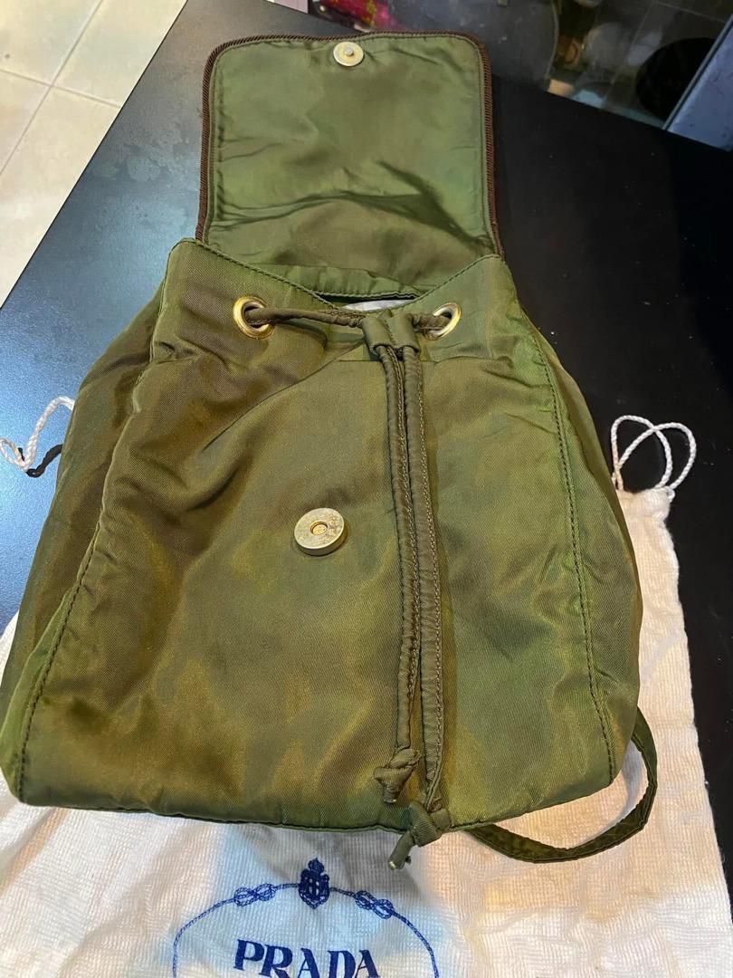 Prada Vintage Prada Nylon Backpack Size ONE SIZE - 11 Thumbnail
