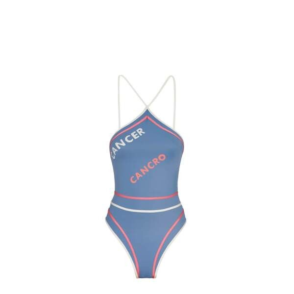 Fendi o1loc1c0824 One Piece Swimsuit in Blue Size 30" / US 8 / IT 44 - 1 Preview