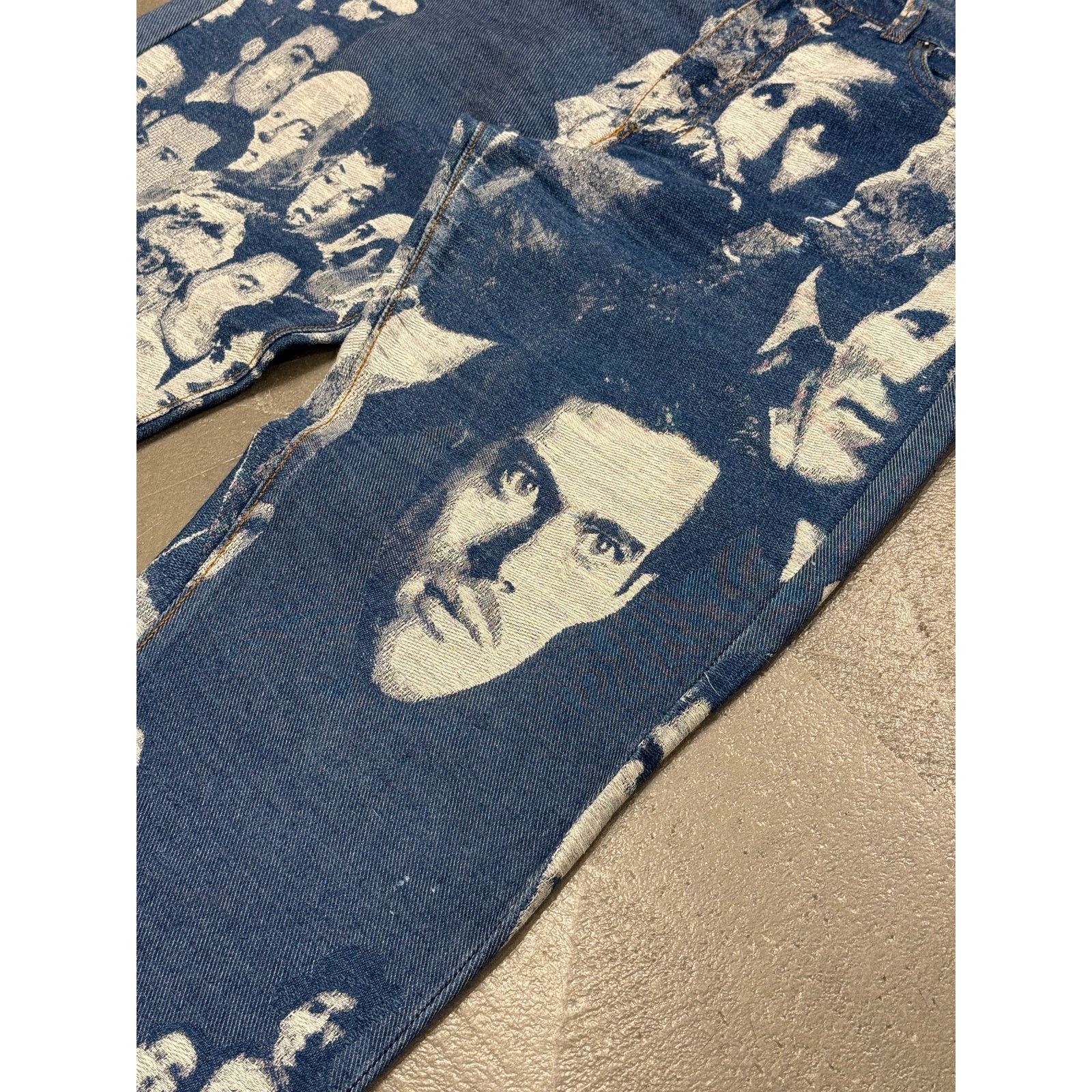 Jean Paul Gaultier A/W1992 Jean Paul Gaultier jacquard face denim Size 28" / US 6 / IT 42 - 3 Thumbnail