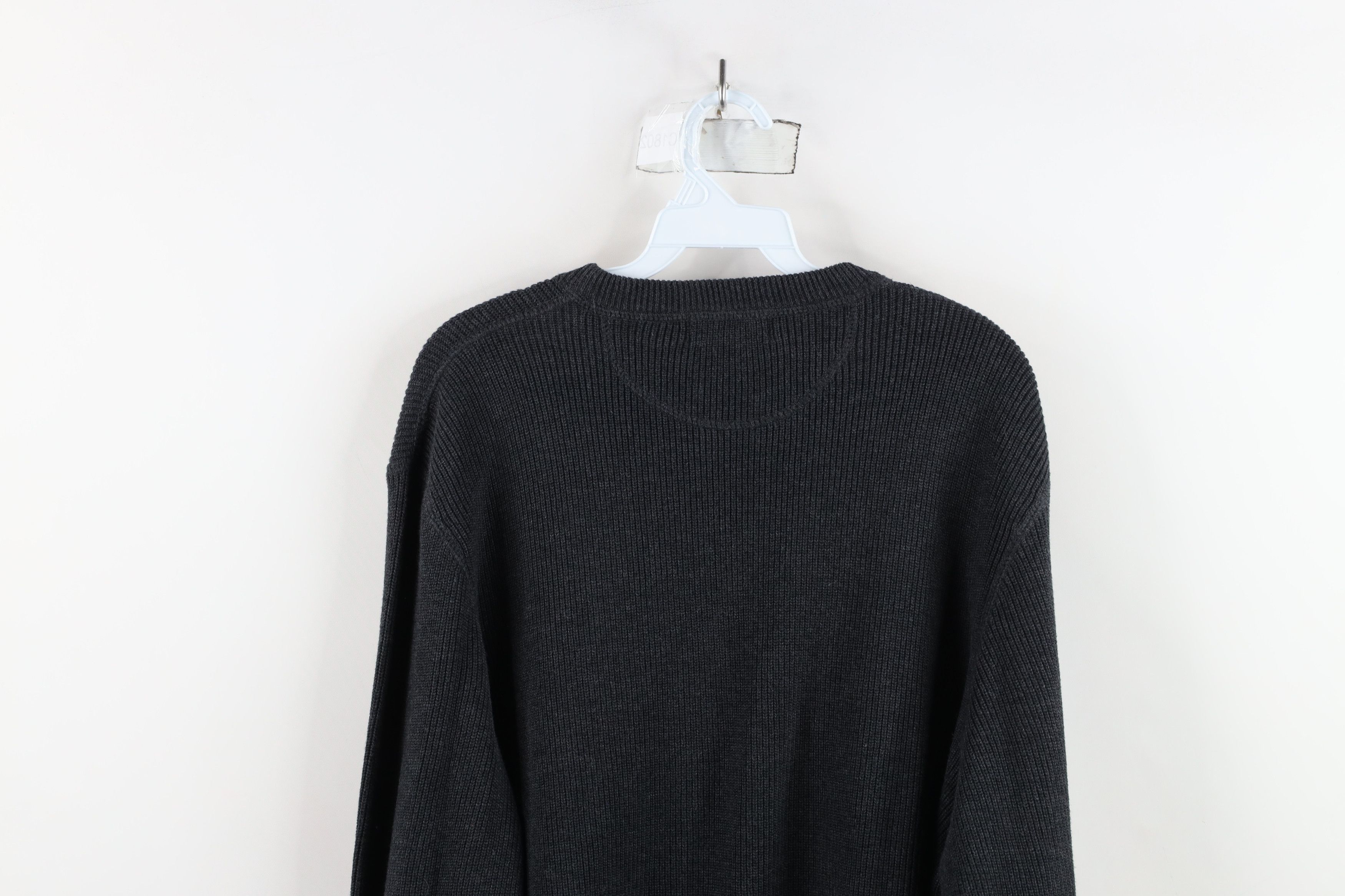 Eddie Bauer × Vintage Vintage 90s Eddie Bauer Chunky Ribbed Knit Crewneck Sweater Size US L / EU 52-54 / 3 - 8 Thumbnail