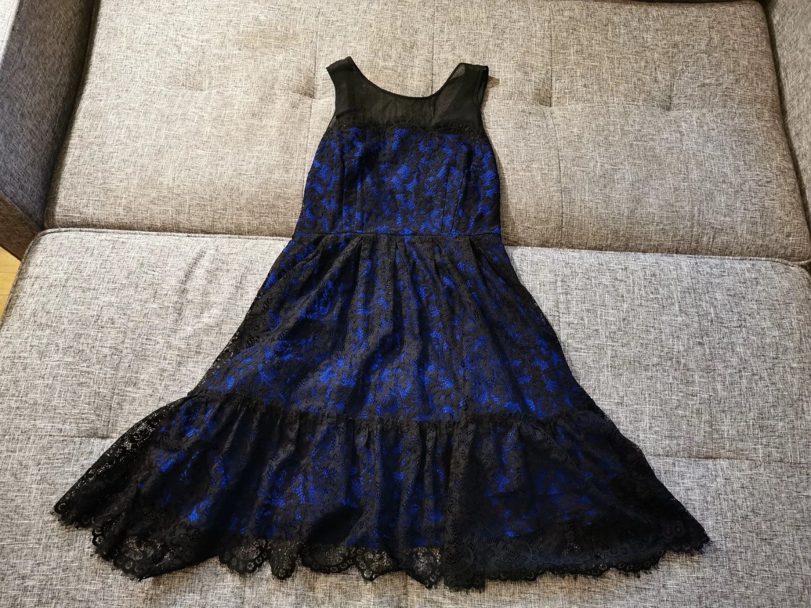 Anthropologie Anthropologie Moulinette Soeurs vetements Black Blue Lace Size S / US 4 / IT 40 - 1 Thumbnail