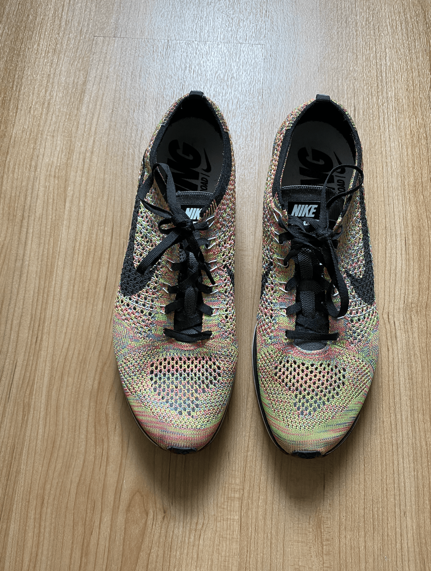 Nike Nike Flyknit Racer Multi-Color 3.0 (2016) Size US 12 / EU 45 - 1 Thumbnail