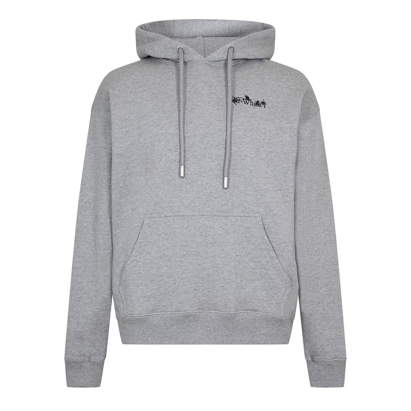 Off-White o1g2r1mq0226 Flower Arrow Skate Hoodie In Grey Size US L / EU 52-54 / 3 - 1 Thumbnail