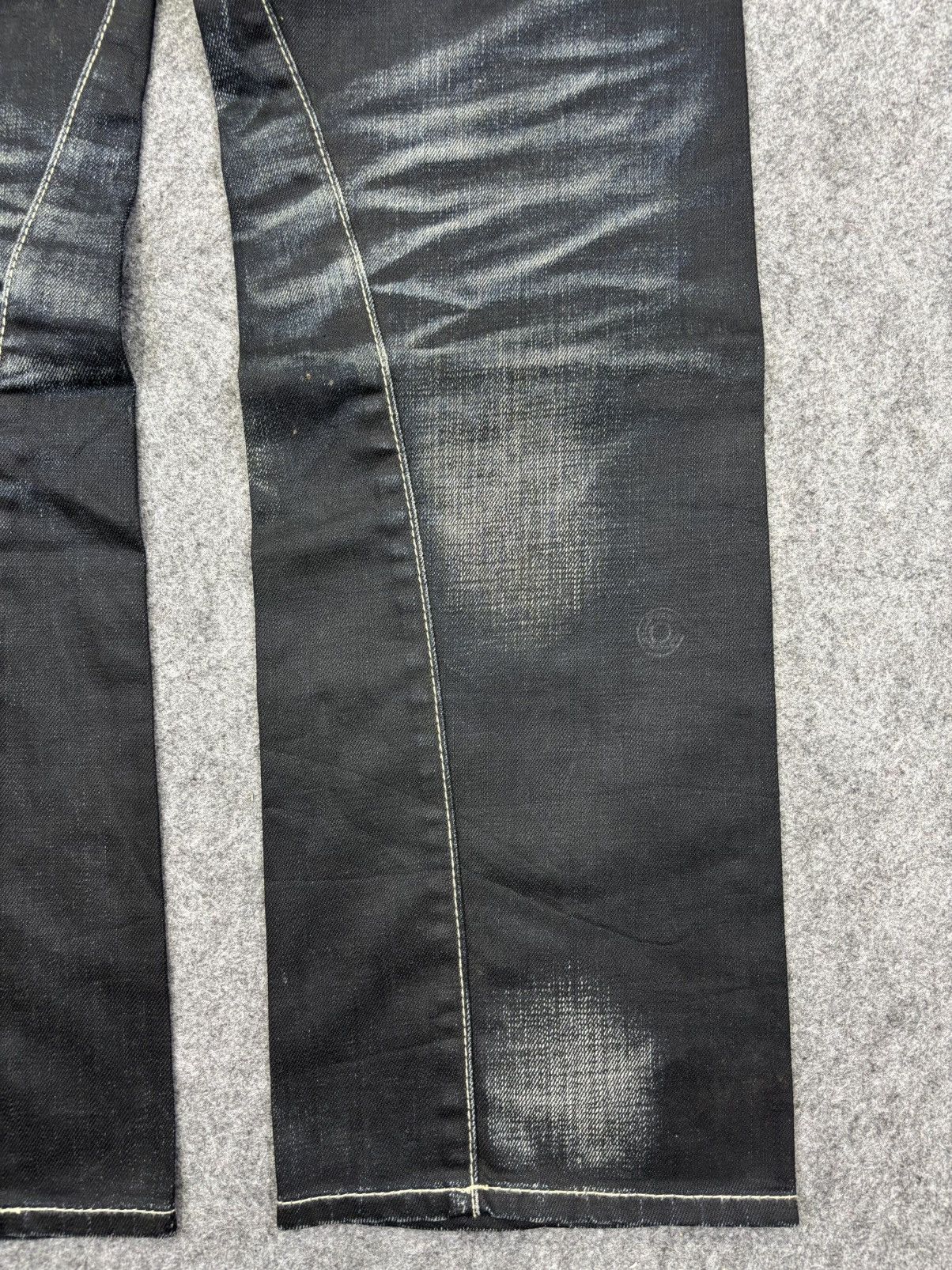 Japanese Brand 💥Sick Back Number Multipockets Indigo Stone Wash Denim F718 Size US 32 / EU 48 - 20 Thumbnail