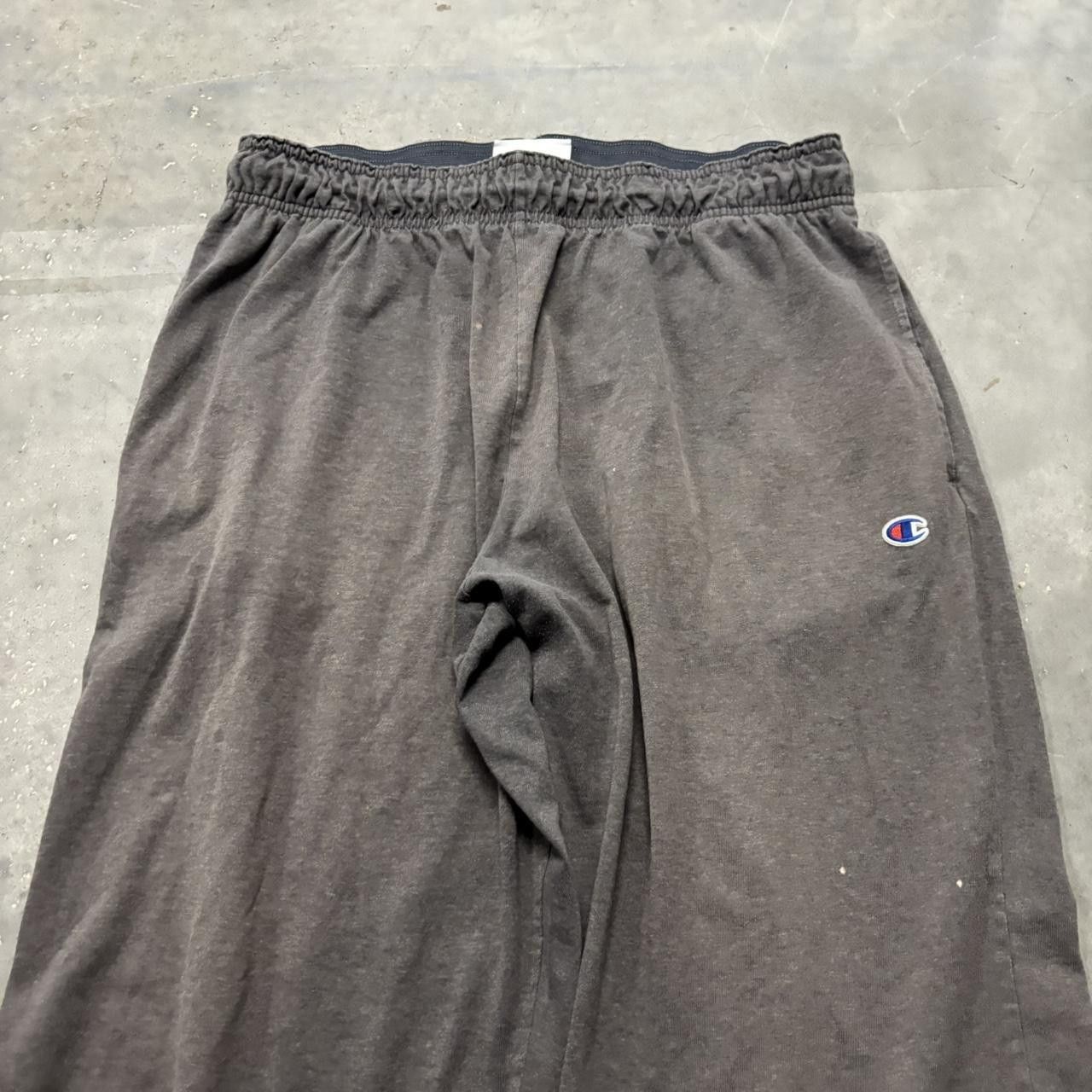 Japanese Brand × Vintage Crazy Vintage Y2K/2000s Baggy Grey Skater Style Sweatpants! Size US 32 / EU 48 - 4 Thumbnail
