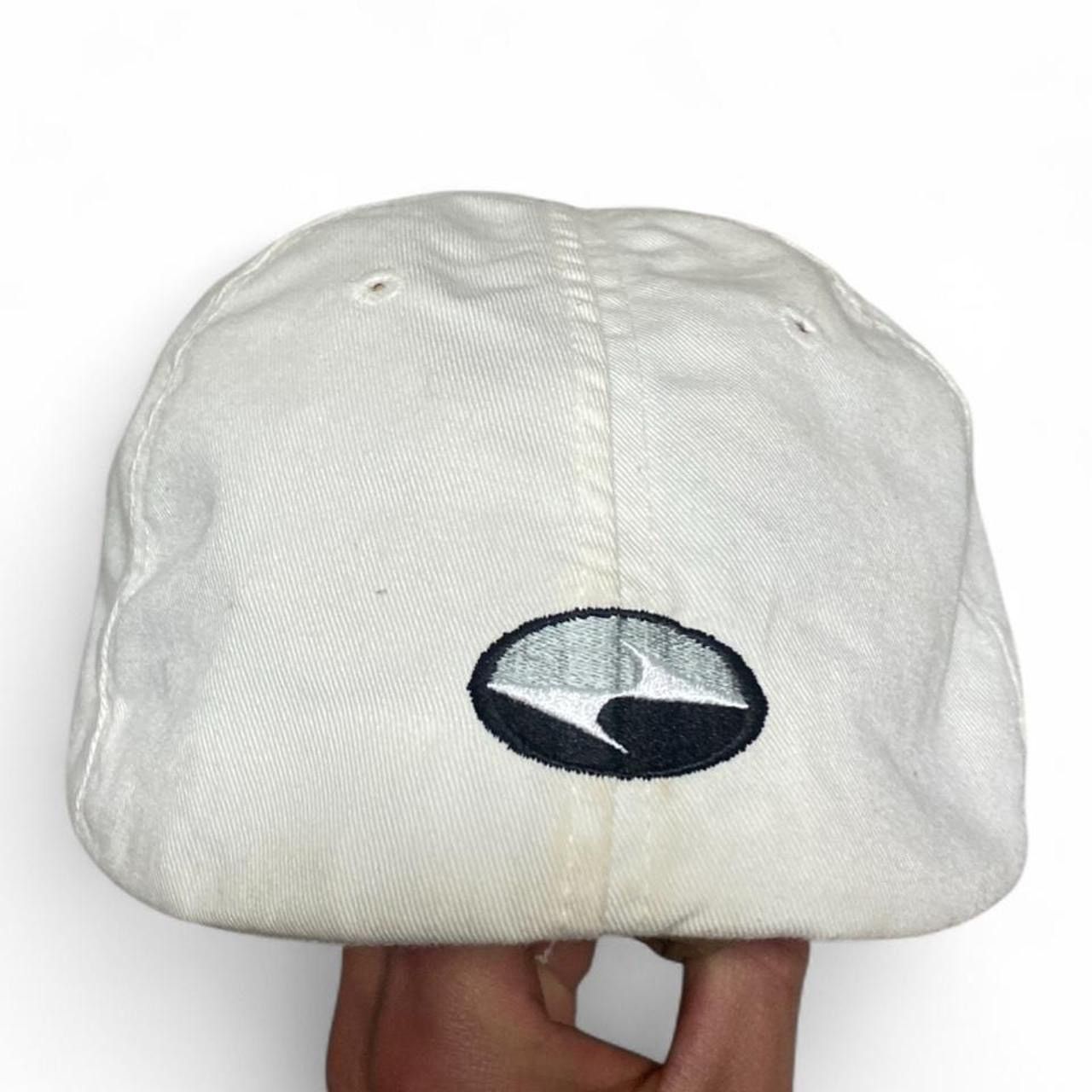 Nike Vintage Nike white navy golf canvas hat Size ONE SIZE - 4 Thumbnail