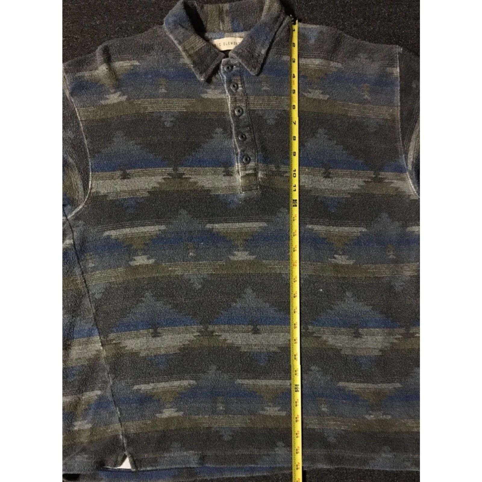 Vintage VINTAGE Aztec Fleece Polo Shirt L Nike? Size US L / EU 52-54 / 3 - 6 Thumbnail