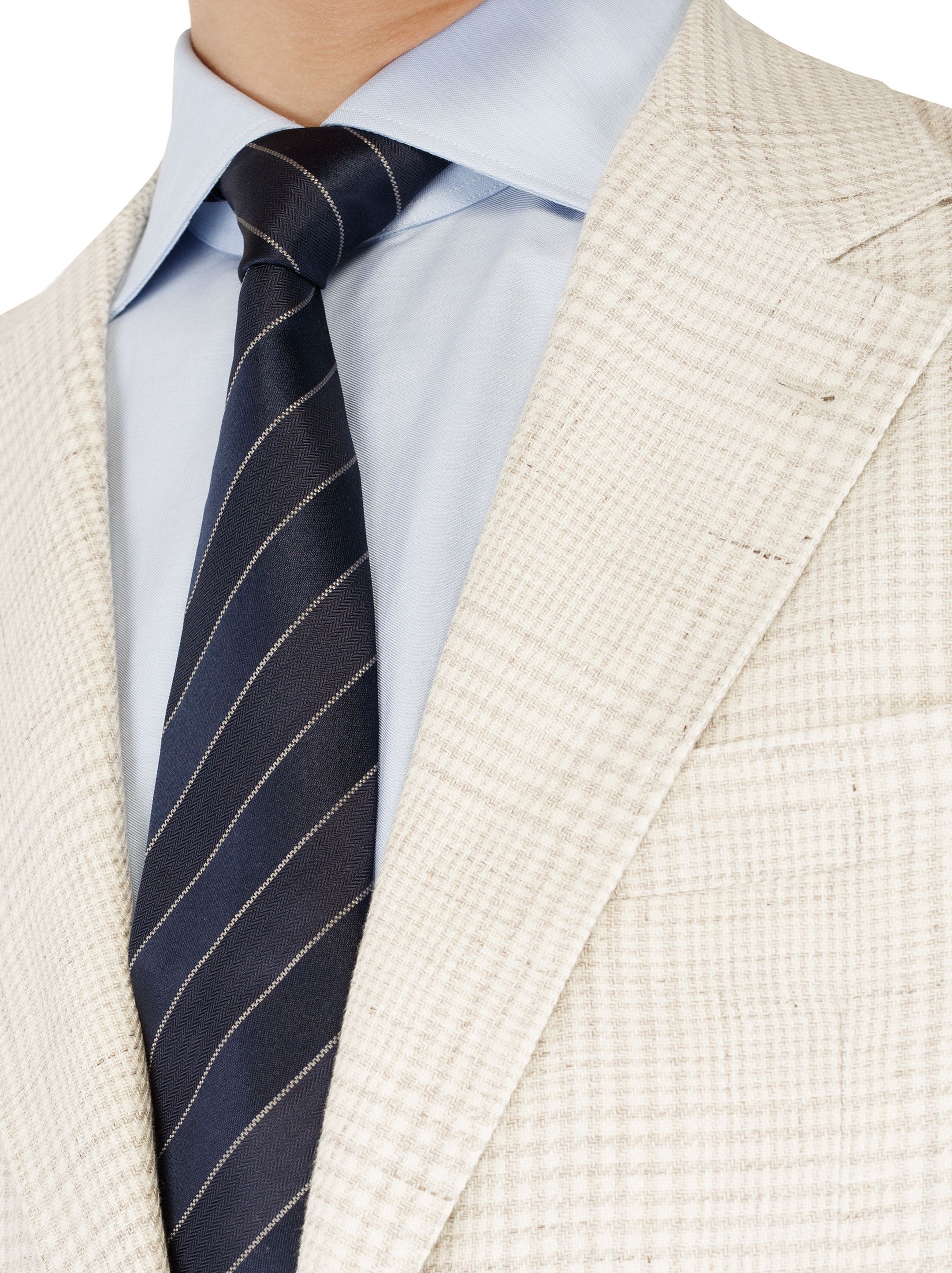 Brunello Cucinelli o1y0526 Single-breasted Suit in Ivory Size US M / EU 48-50 / 2 - 6 Thumbnail
