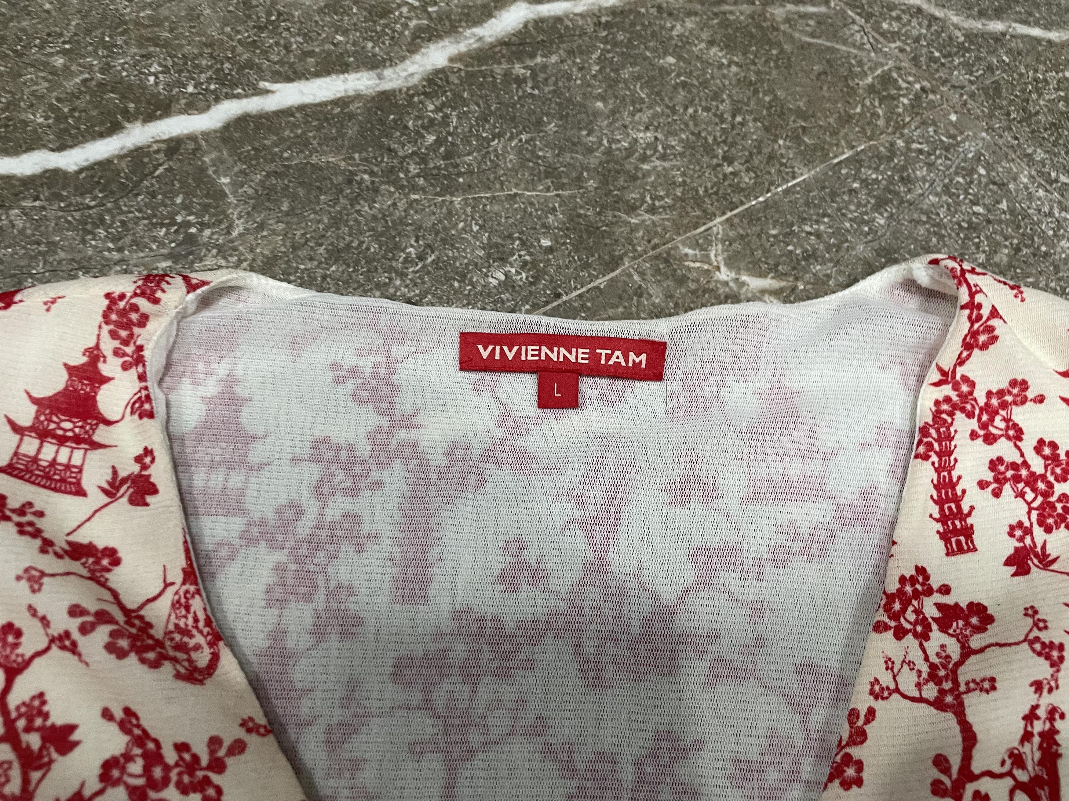 Designer × Vivienne Tam Vivienne Tam Floral Dress Size L / US 10 / IT 46 - 9 Thumbnail