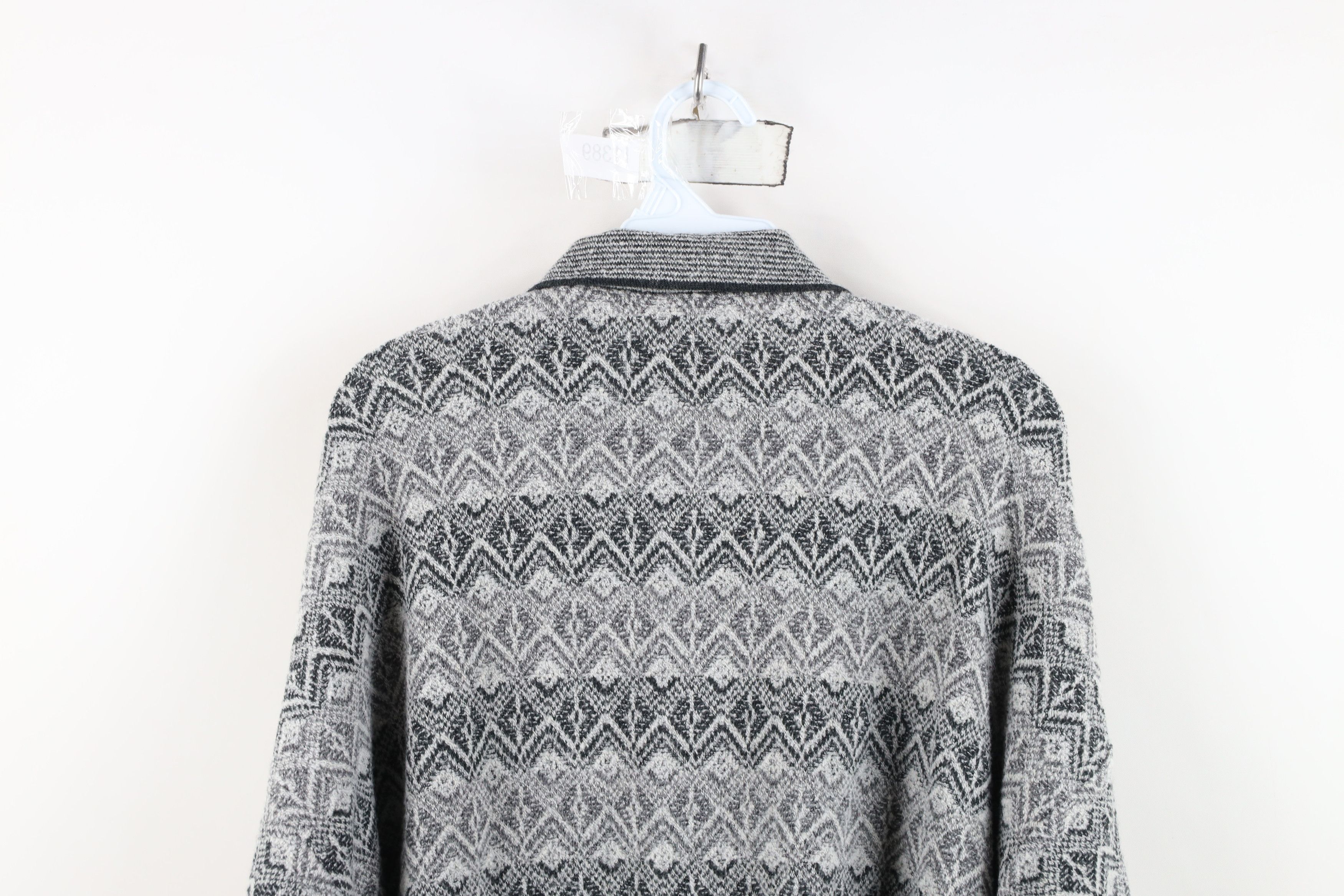 Vintage Vintage 90s Streetwear Wool Blend Knit Collared Sweater Size XL / US 12-14 / IT 48-50 - 9 Thumbnail