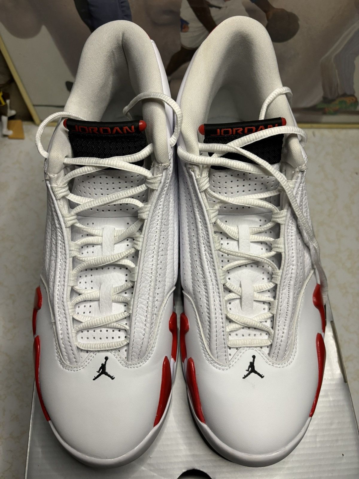 Jordan Brand Jordan Retro 14 ‘Candy Cane’ Size US 11.5 / EU 44-45 - 2 Thumbnail