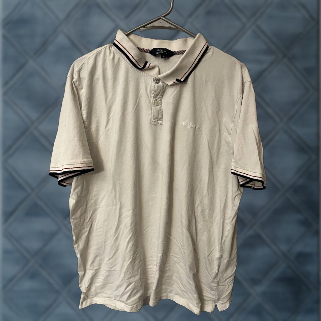 Ben Sherman Ben Sherman Polo Shirt Men XL White Classic Fit Cotton Shirt Mens XL White Ben Sherman Original Size US XL / EU 56 / 4 - 1 Thumbnail