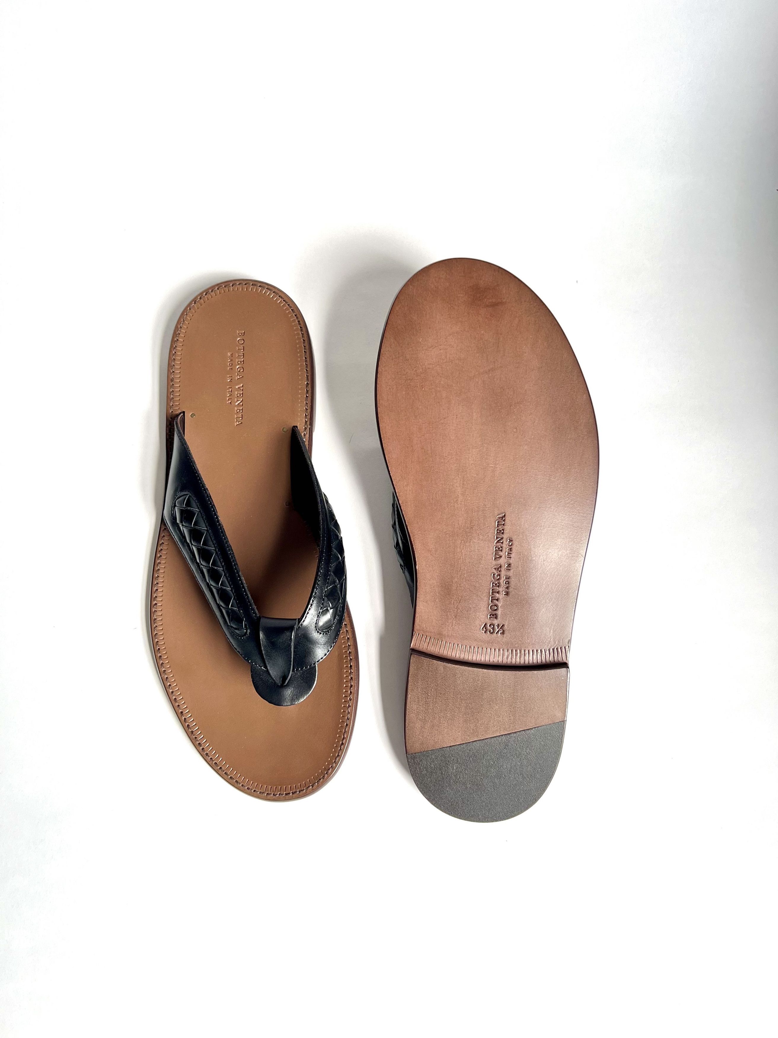 Bottega Veneta Bottega Veneta Woven Leather Sandal Size US 10.5 / EU 43-44 - 3 Thumbnail
