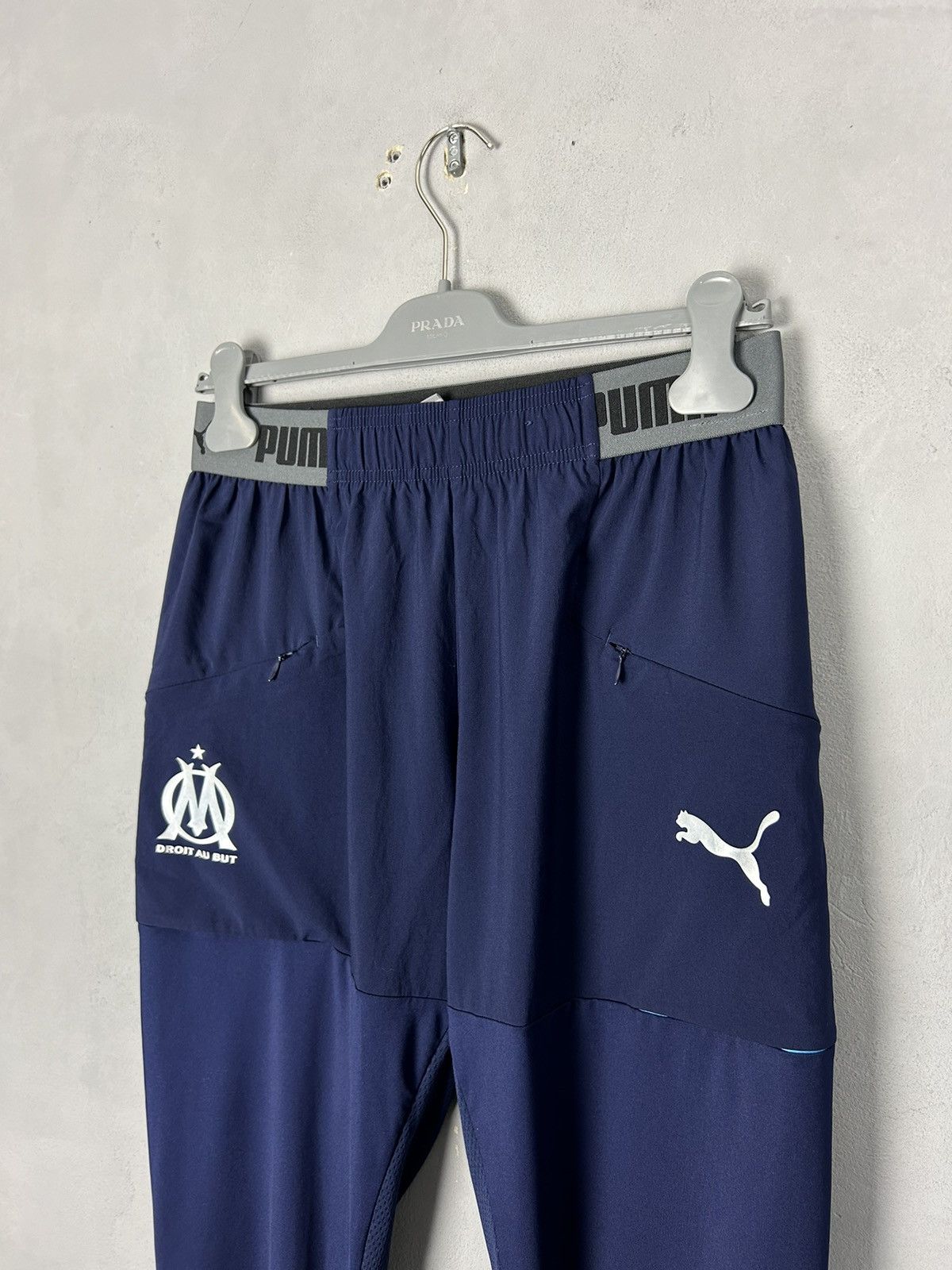 Puma Puma Olympique Marseille OM Training Track Pants Blue Size M Size US 32 / EU 48 - 3 Thumbnail