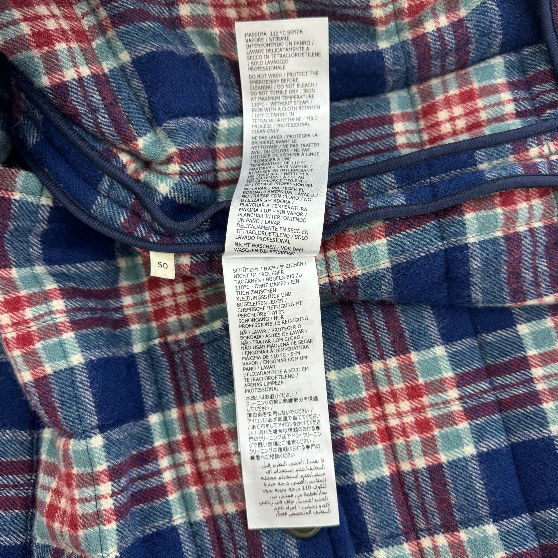 Gucci Gucci plaid wool coat Size US M / EU 48-50 / 2 - 7 Thumbnail