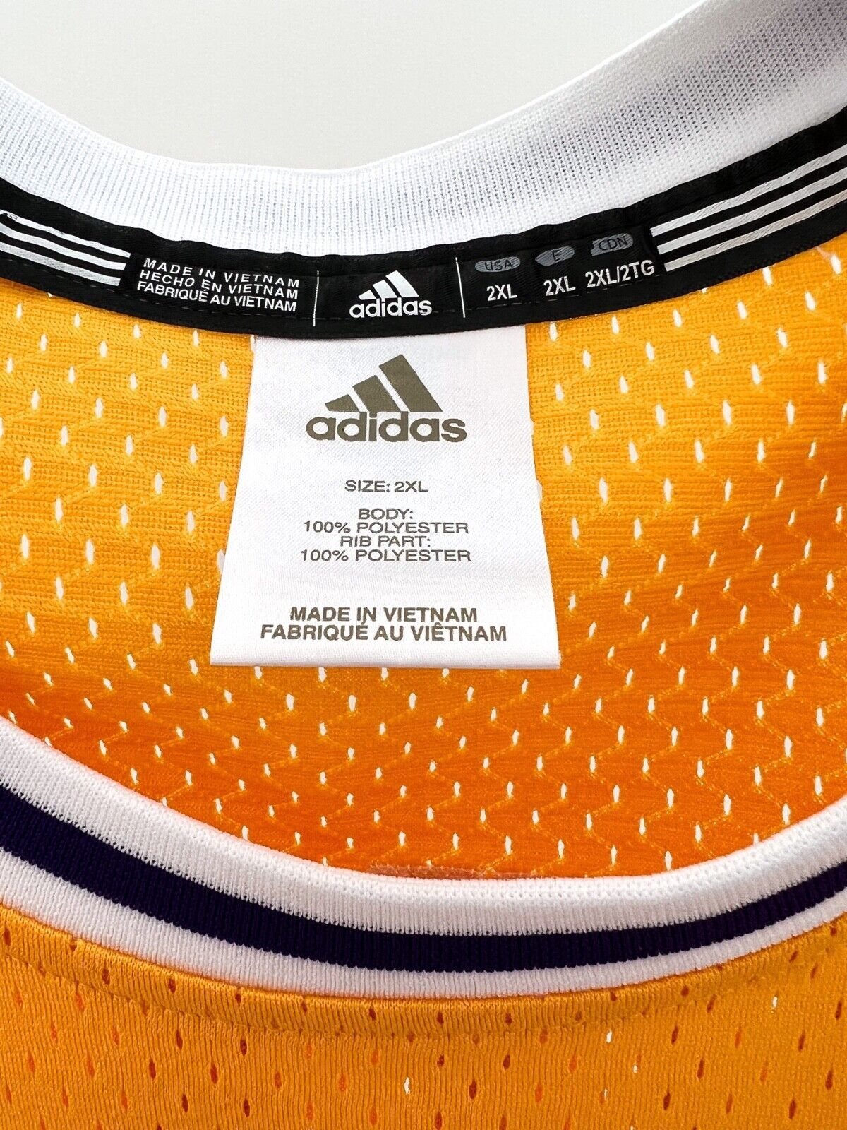 Adidas Kobe Bryant Lakers (Australia Variant) Rookie Jersey Size US XXL / EU 58 / 5 - 6 Thumbnail