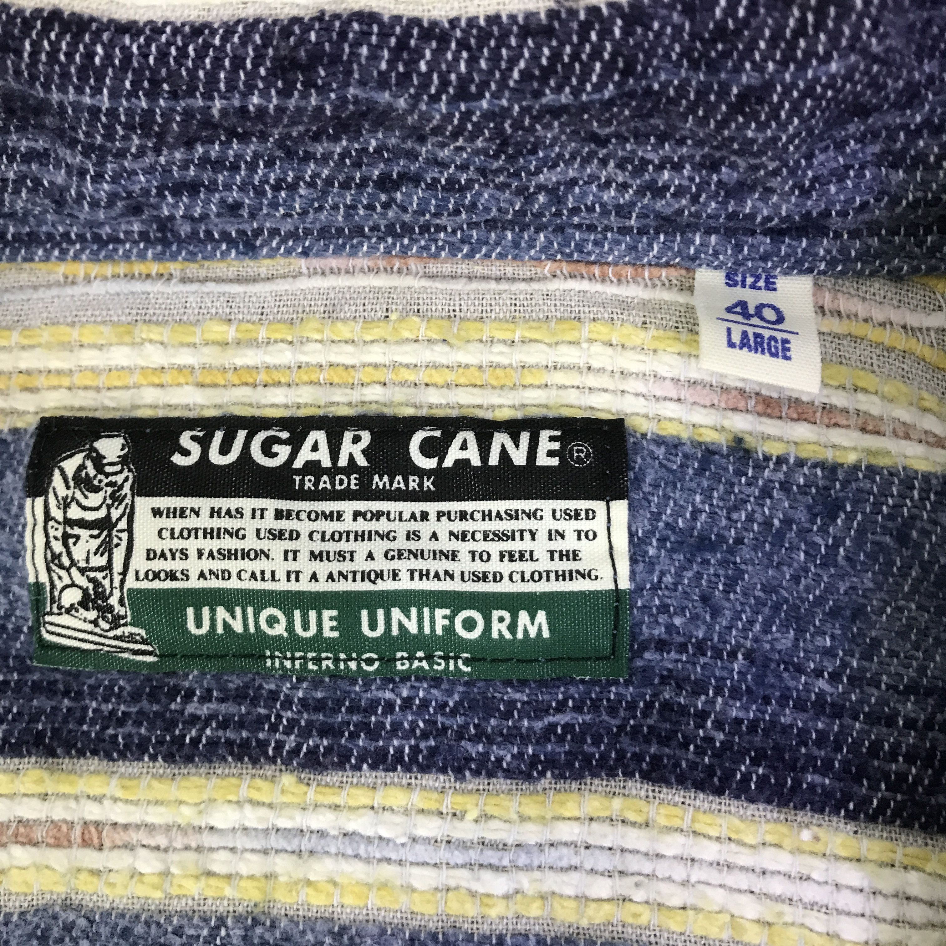 Sugar Cane sugar cane Button Striped jacket K100B14 Size US M / EU 48-50 / 2 - 8 Thumbnail