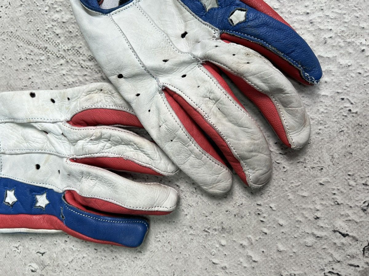 Japanese Brand USA leather archive gloves y2k style hype Size ONE SIZE - 4 Thumbnail