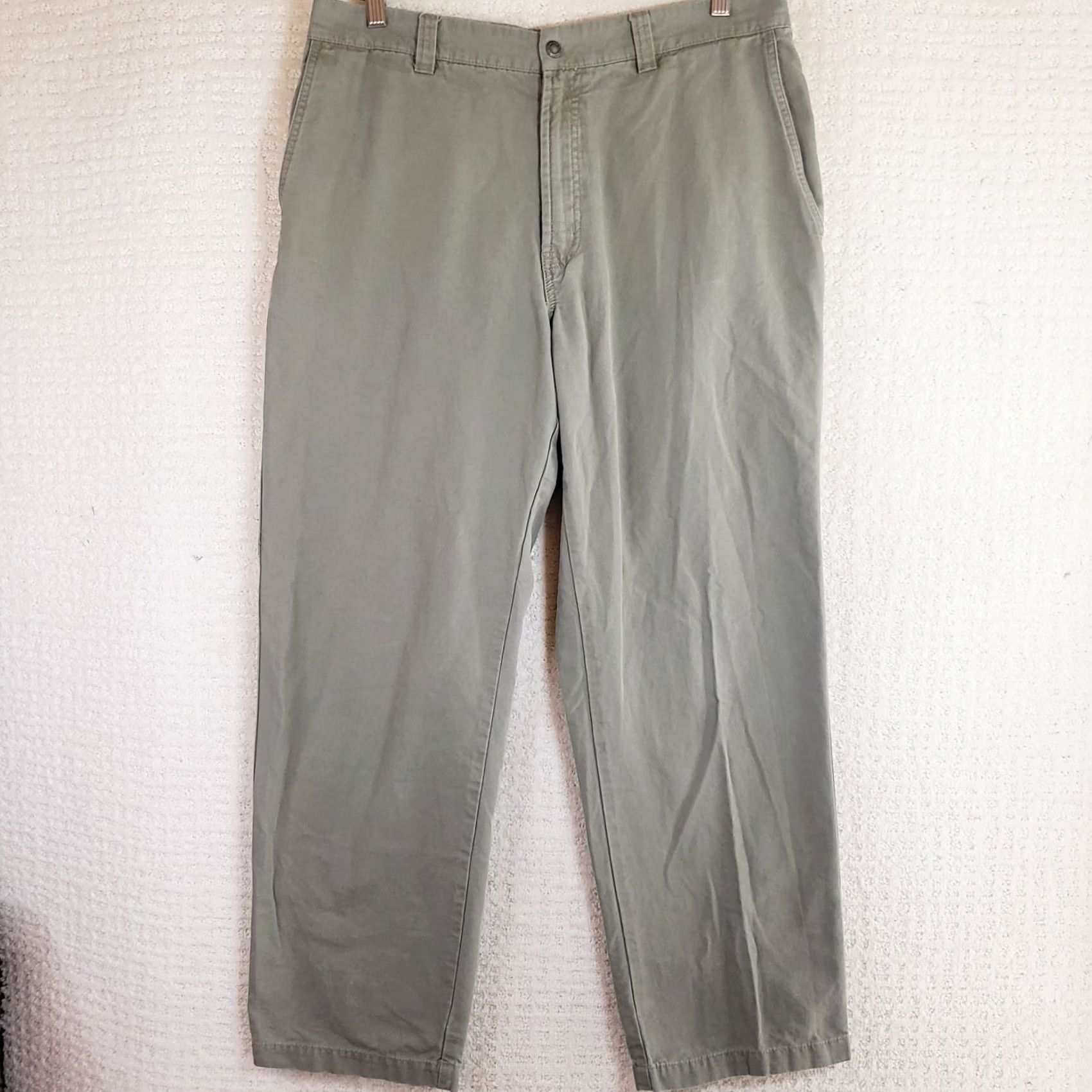 Vintage Columbia Granite Cloth Outdoor Work Utility Pants Mens 34X30 Grayish Green Stone? Size US 34 / EU 50 - 2 Thumbnail