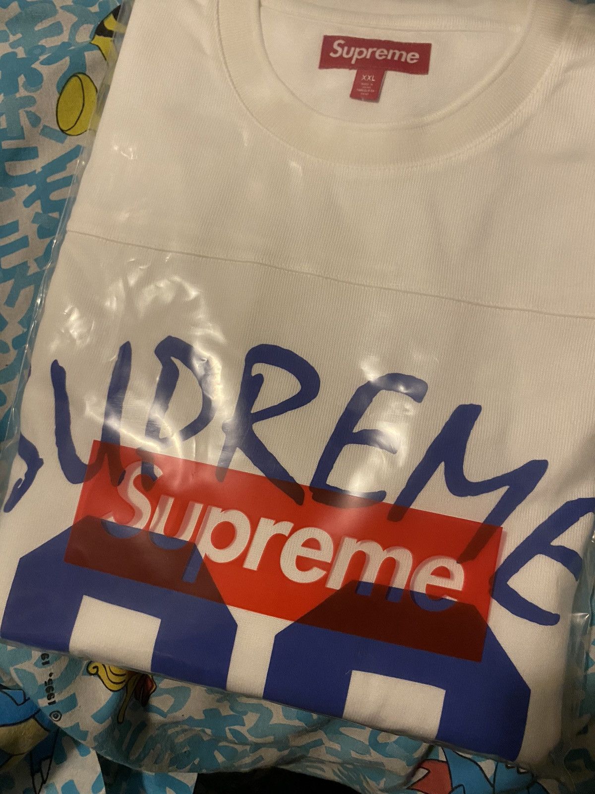 Supreme Supreme 99 L/S Football Top Stone 2XL Size US XXL / EU 58 / 5 - 2 Thumbnail