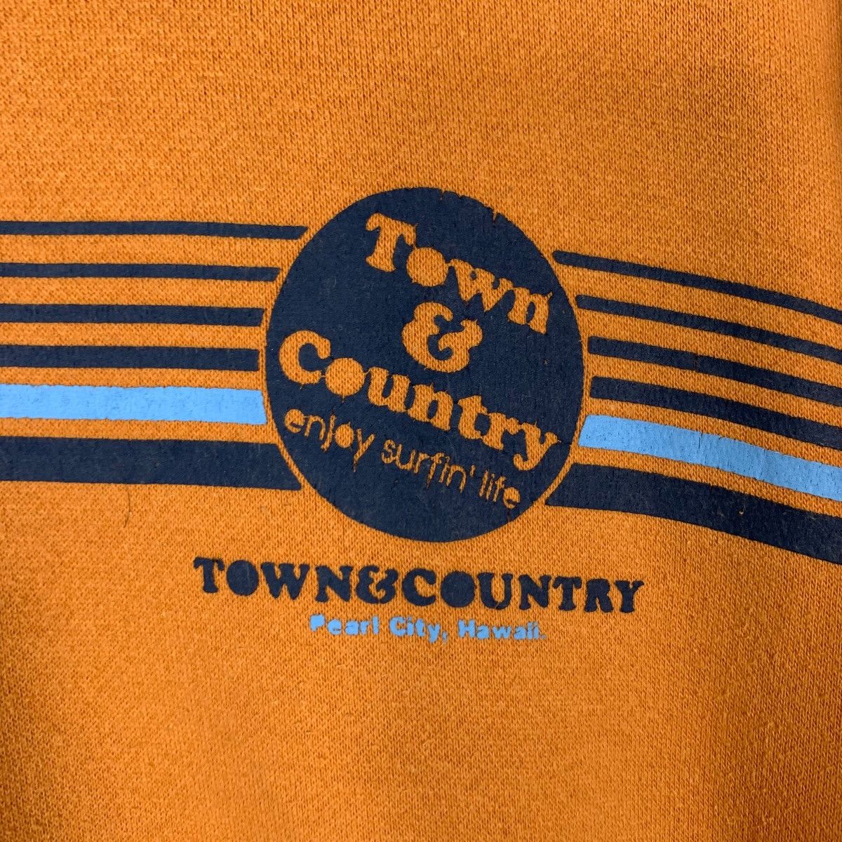 Japanese Brand TOWN & COUNTRY Enjoy Surfin Life Sweatshirt #2394-C107 Size US M / EU 48-50 / 2 - 11 Thumbnail