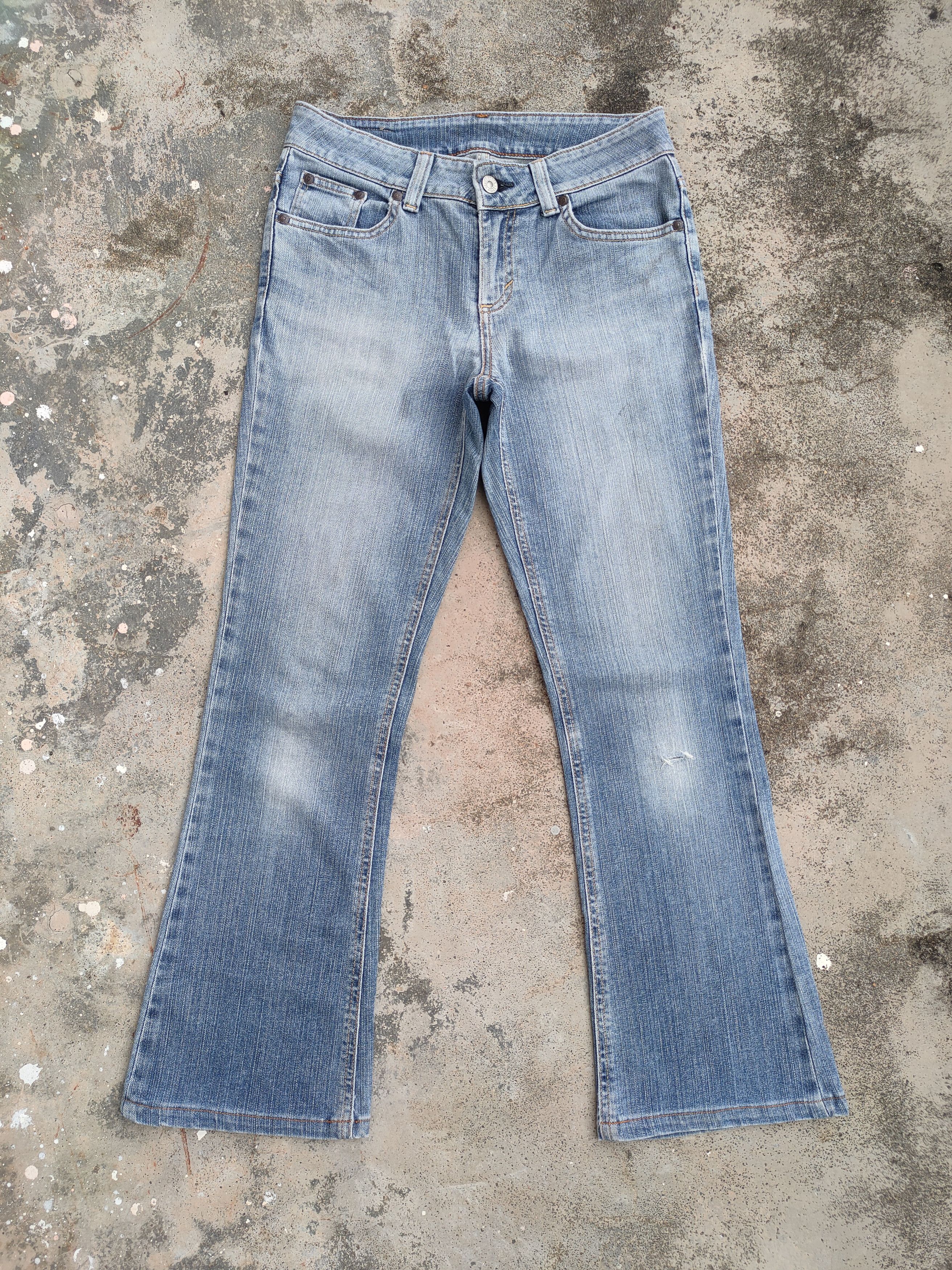 Edwin × Jean × Vintage VINTAGE EDWIN FLARE FADED JEANS DENIM PANTS Size US 30 / EU 46 - 1 Thumbnail