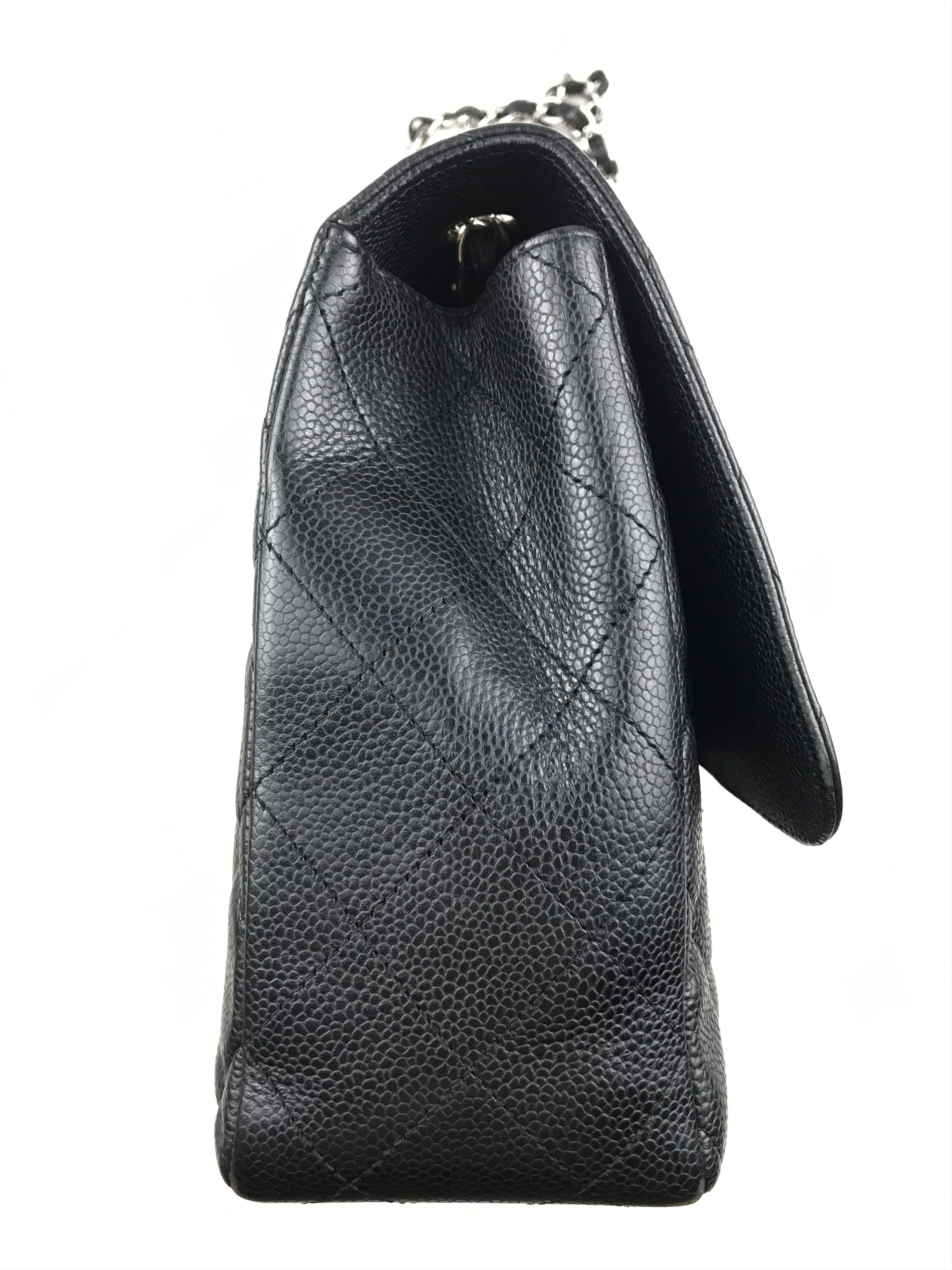 Chanel Chanel timeless jumbo caviar silver hardware Size ONE SIZE - 5 Thumbnail