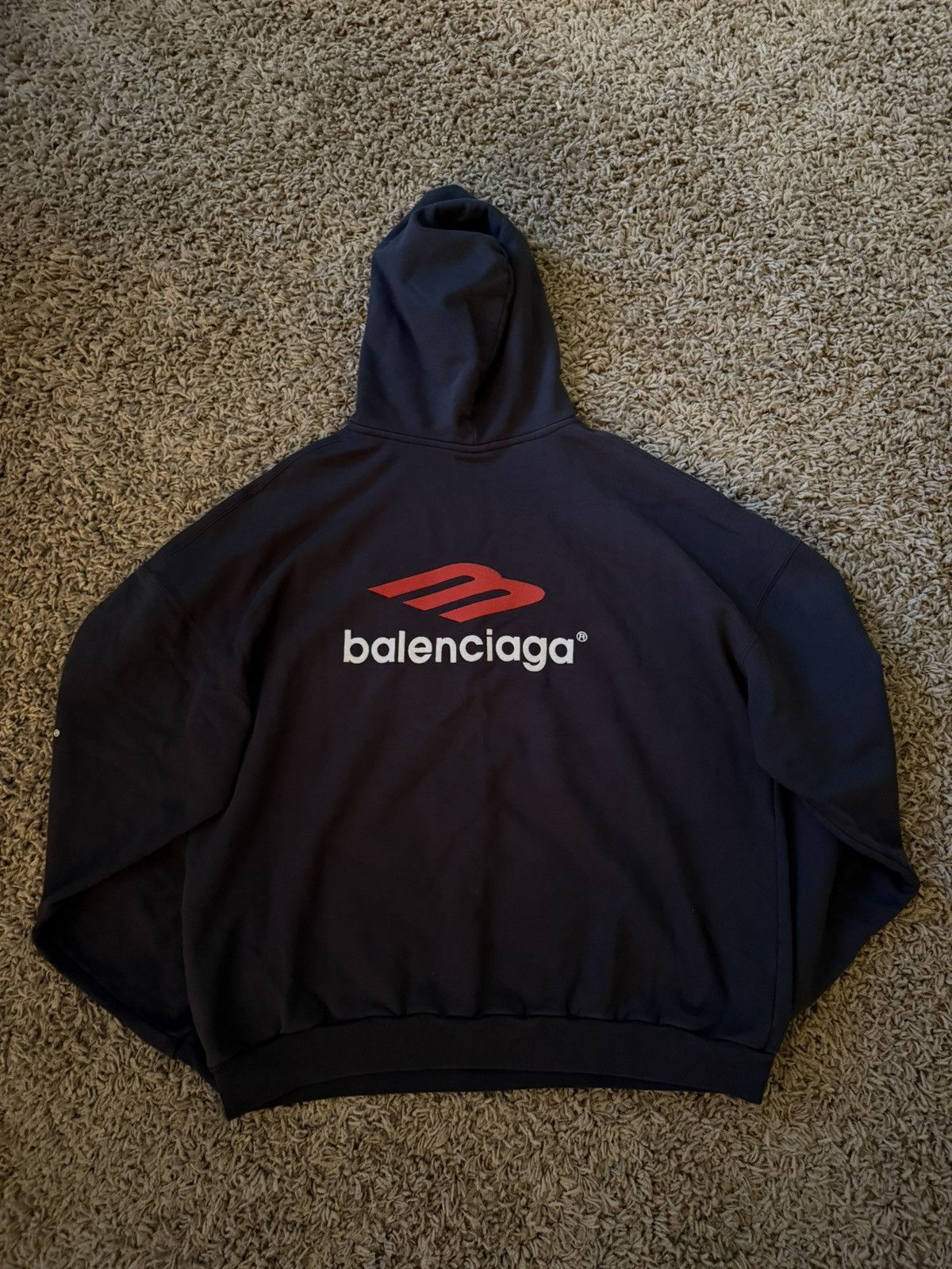 Balenciaga Balenciaga 3B Sports Icon Embroidered Hoodie Size US S / EU 44-46 / 1 - 4 Thumbnail