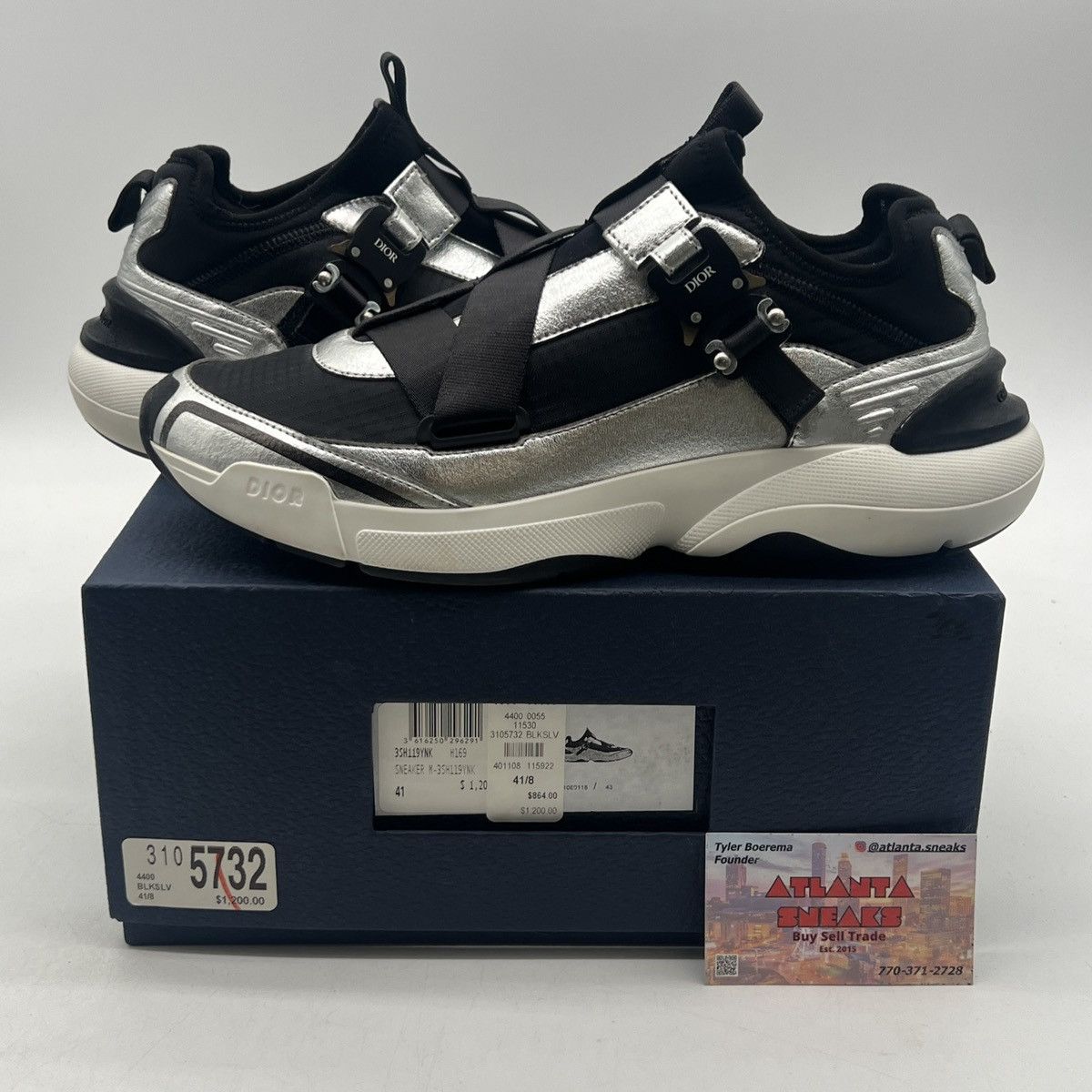 Dior Dior b24 runtek black silver Grailed