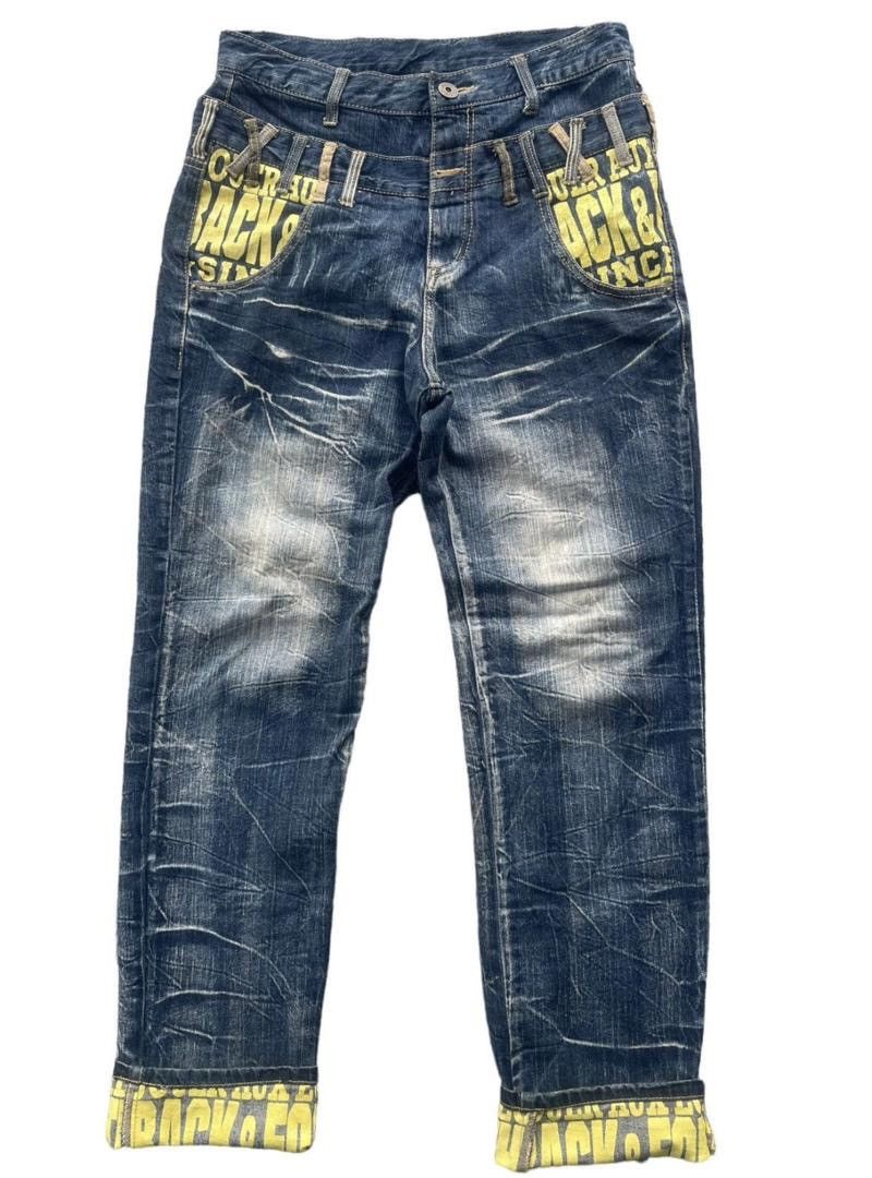 Japanese Brand Japanese Brand Double Waist Jeans Size US 32 / EU 48 - 1 Thumbnail