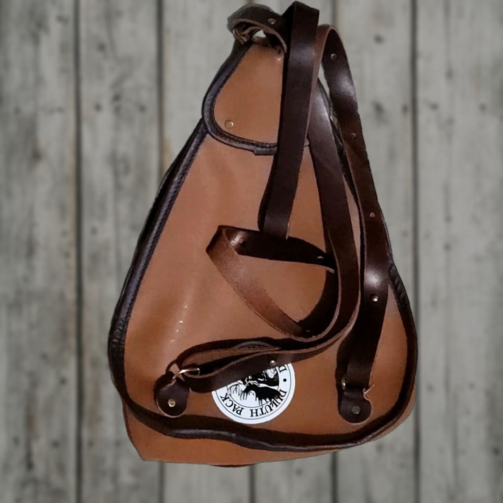 Duluth Pack Duluth Pack Bison Leather Lady Slipper Pack Backpack Women Cognac Leather NEW Size ONE SIZE - 1 Thumbnail