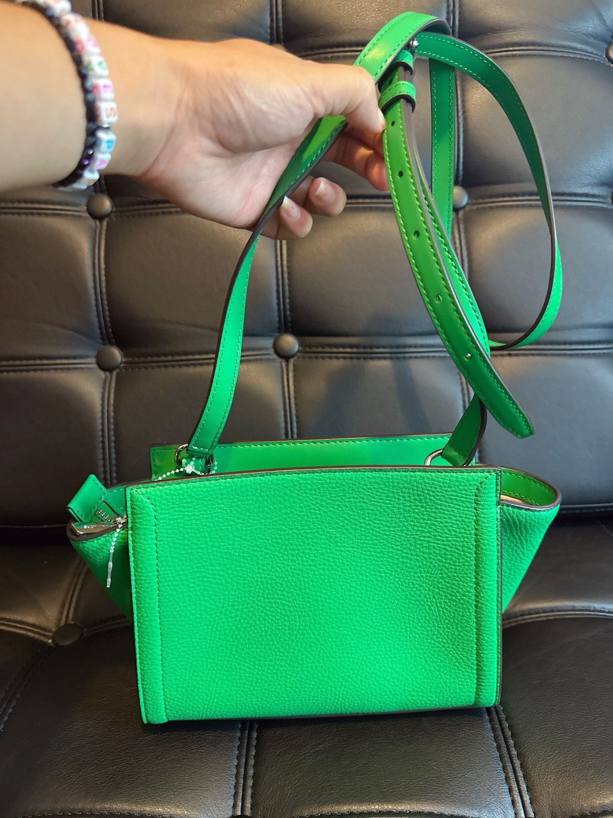 Michael Kors MICHAEL KORS NWT 38S4S7FC5B FREYA Small Leather TZ Size ONE SIZE - 3 Thumbnail