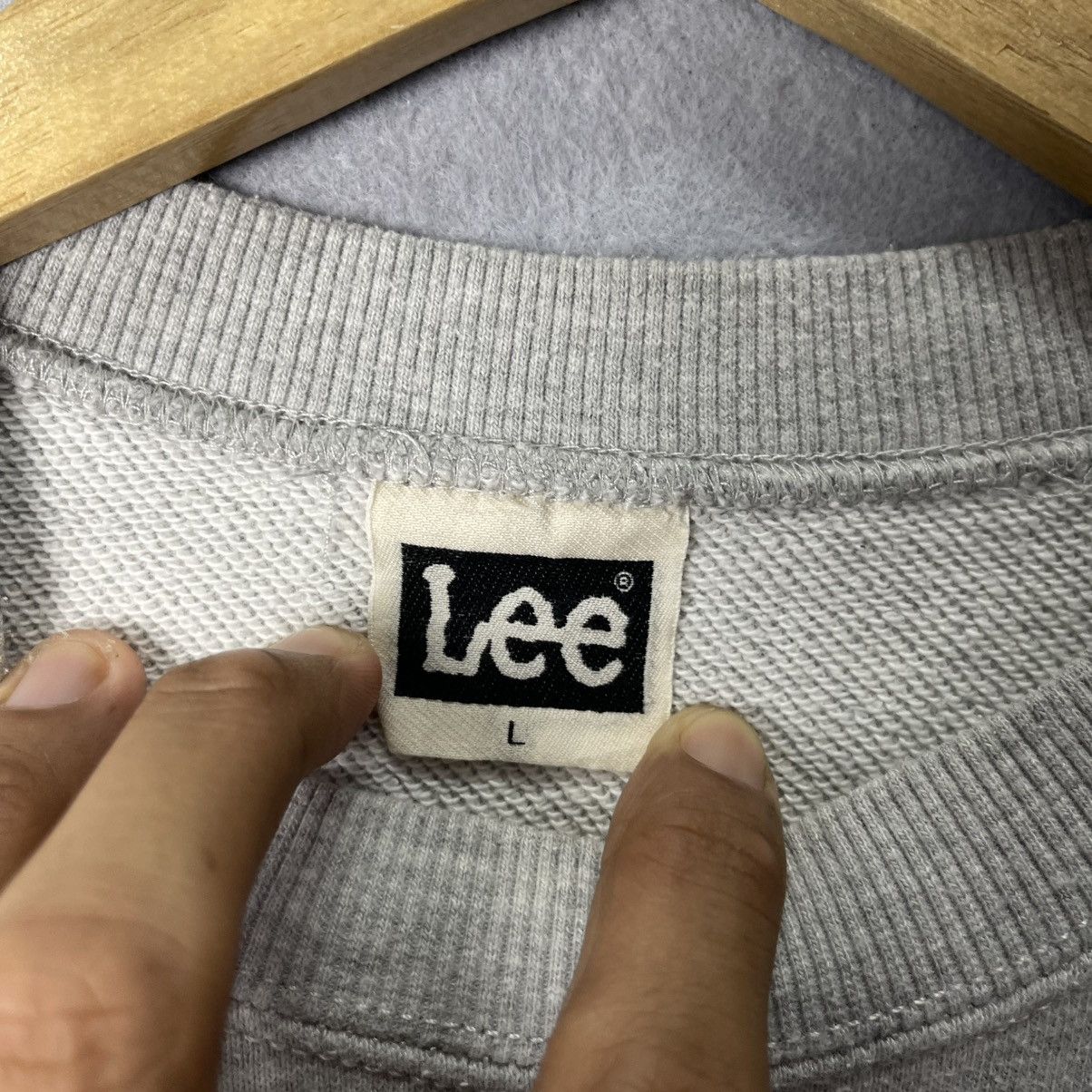 Lee Vintage Lee Logo Crewneck Sweatshirt – Made Under License Size US L / EU 52-54 / 3 - 7 Thumbnail