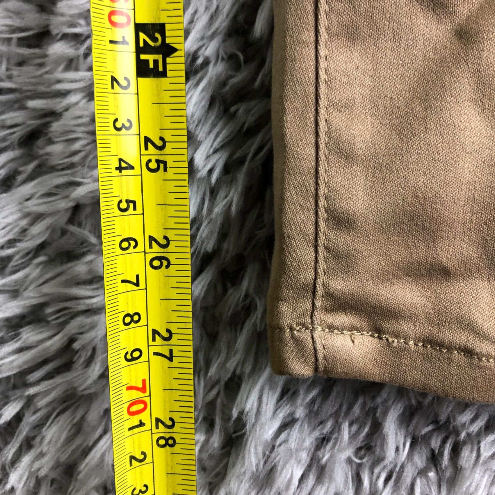 Vintage Celebrity Pink Womens Size 9/29 Short Jayden Skinny Beige Jeans Size 30" / US 8 / IT 44 - 3 Thumbnail