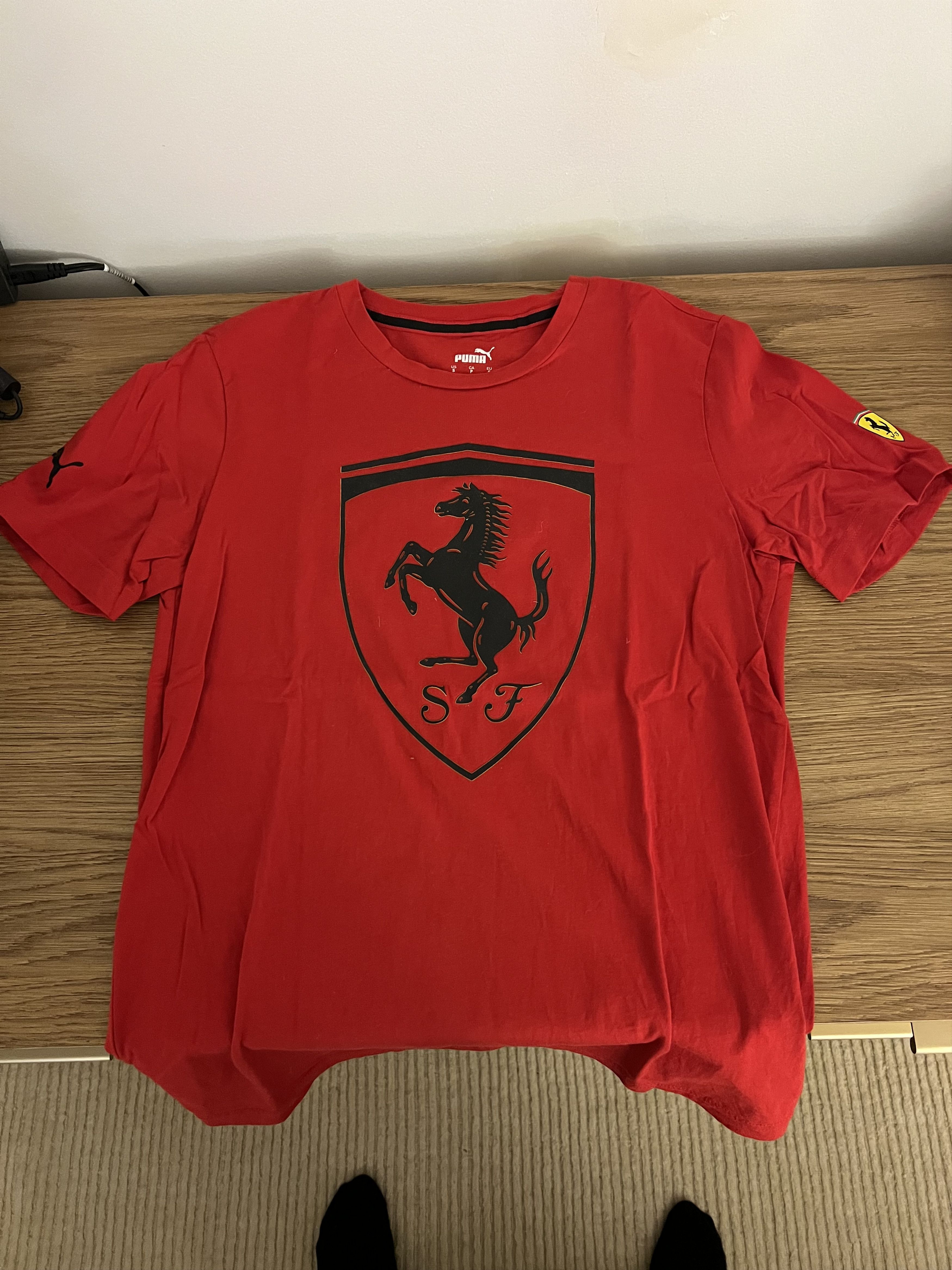 Ferrari × Puma Ferrari x Puma Shield T-Shirt Size US S / EU 44-46 / 1 - 2 Thumbnail