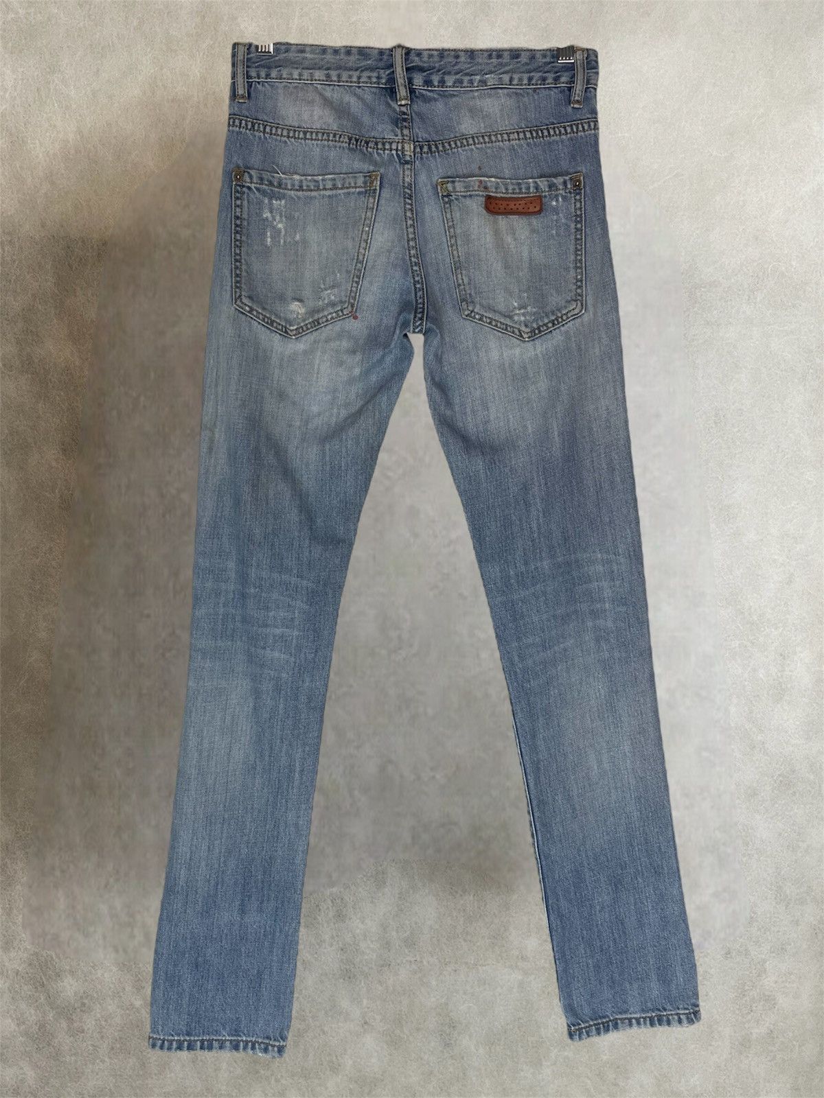 Dsquared2 FW2010 Dsquared2 floral distressed denim pants Size US 29 - 6 Thumbnail