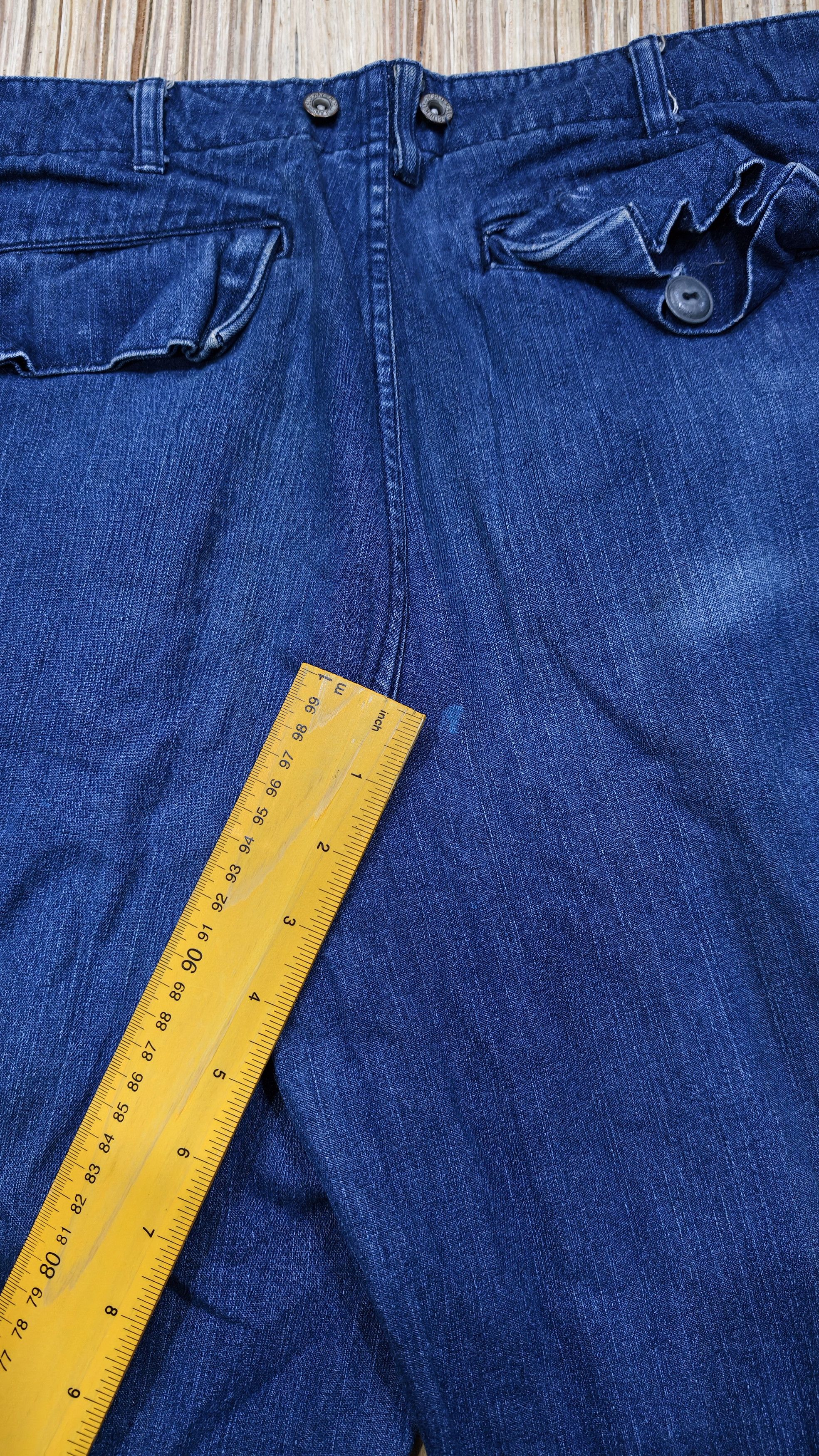 Japanese Brand Vtg blue way trouser denim Size US 31 - 11 Thumbnail