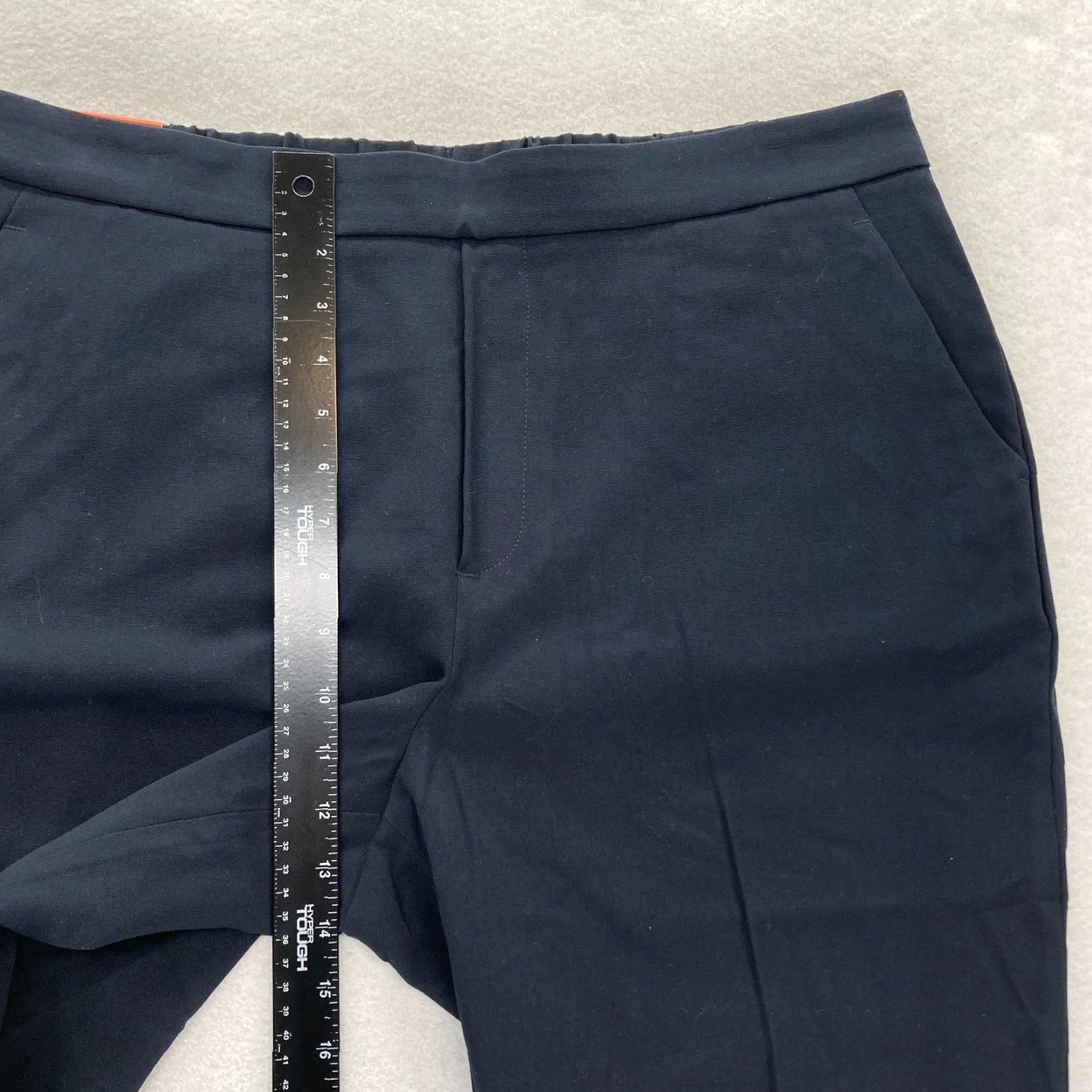Banana Republic Banana Republic Tapered Pull On Pants Women's 16 Black Stretch Casual Preppy Size 38" / US 16 / IT 52 - 7 Thumbnail