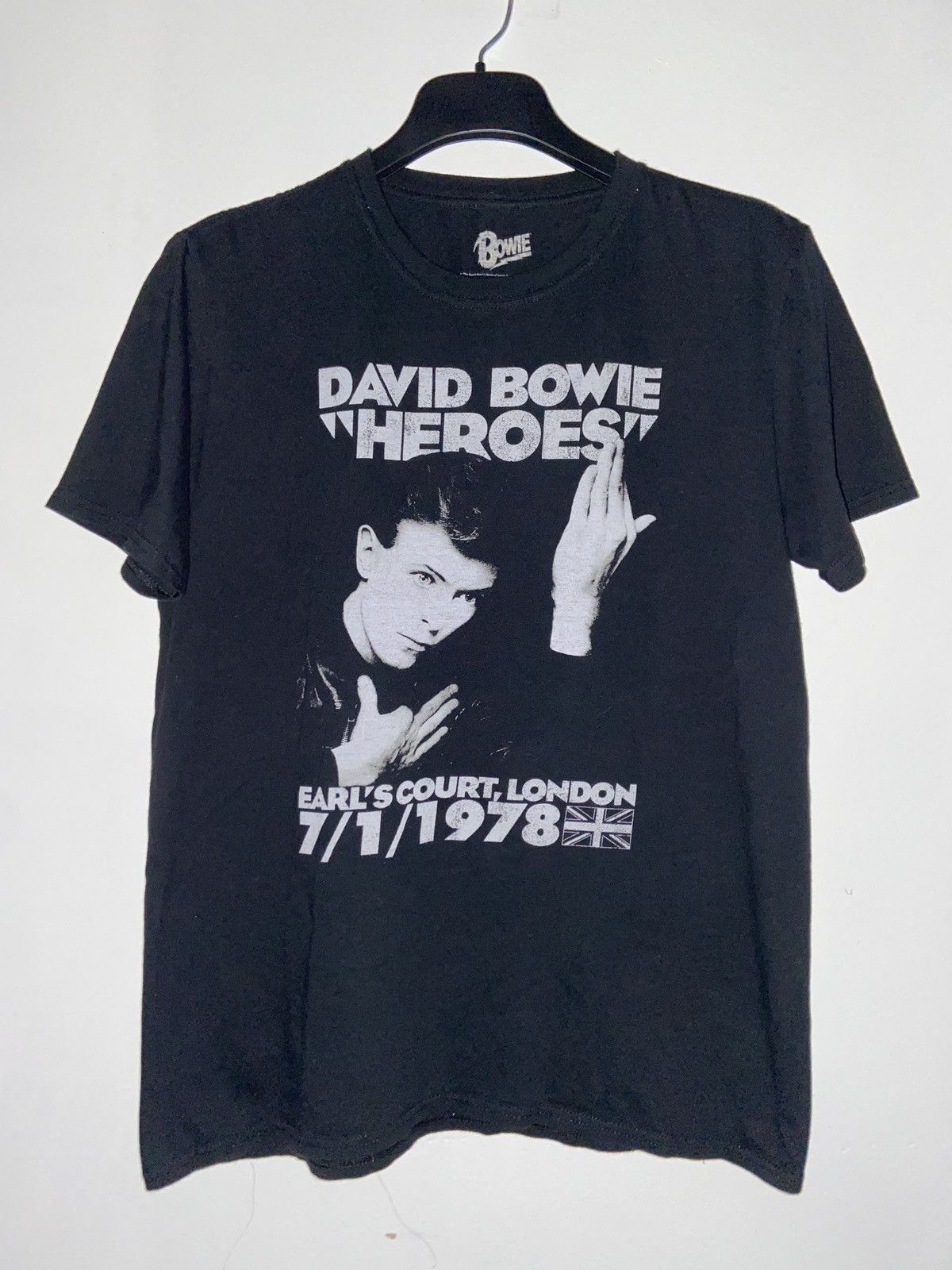 David Bowie “Heroes” Official Tour Merch Tee L 1/1 Vintage
