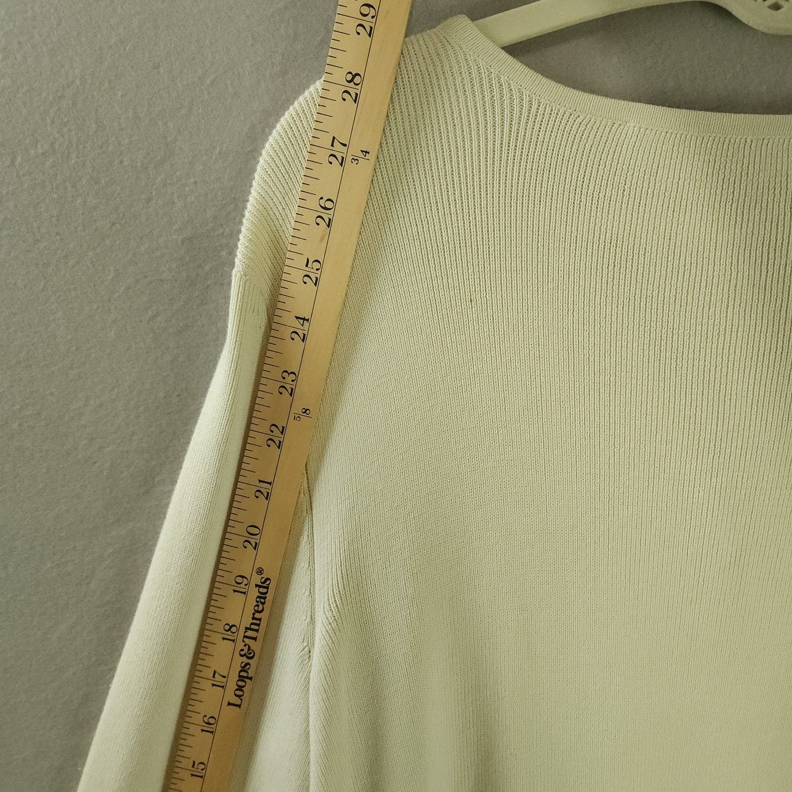 Other Peruvian Connection Cardigan Cream XL Button-Up 100% Pima Size XL / US 12-14 / IT 48-50 - 7 Thumbnail