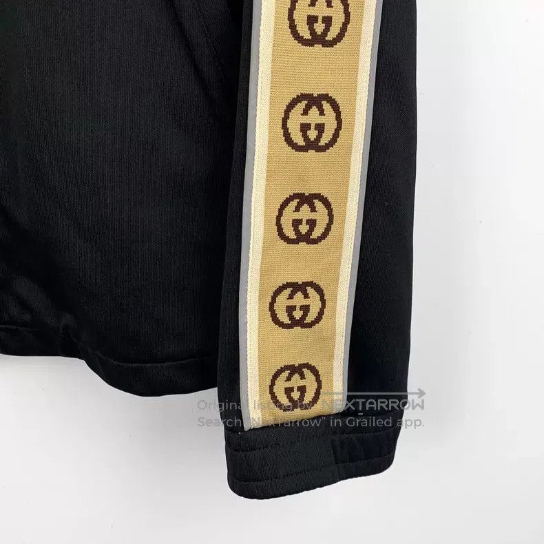 Gucci Gucci Black side logo string label cotton lapel zipper lon Size US M / EU 48-50 / 2 - 5 Thumbnail