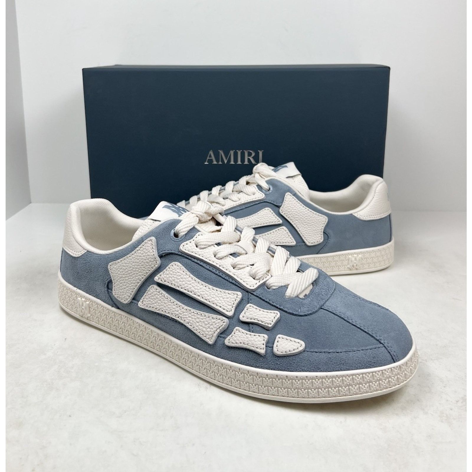 Amiri Size 46EU/13US - Amiri Pacific Bones Ashley Blue NEW Size US 13 / EU 46 - 2 Thumbnail