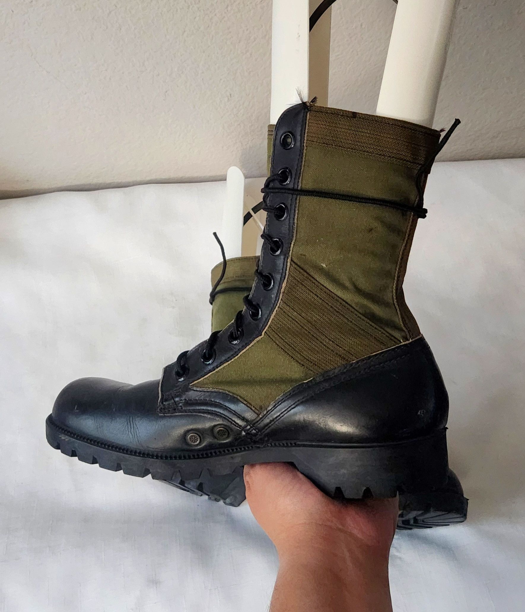Vintage Vintage 1960s Vietnam Era Combat Jungle Boots SZ 8 N Tropica Size US 8 / EU 41 - 19 Thumbnail